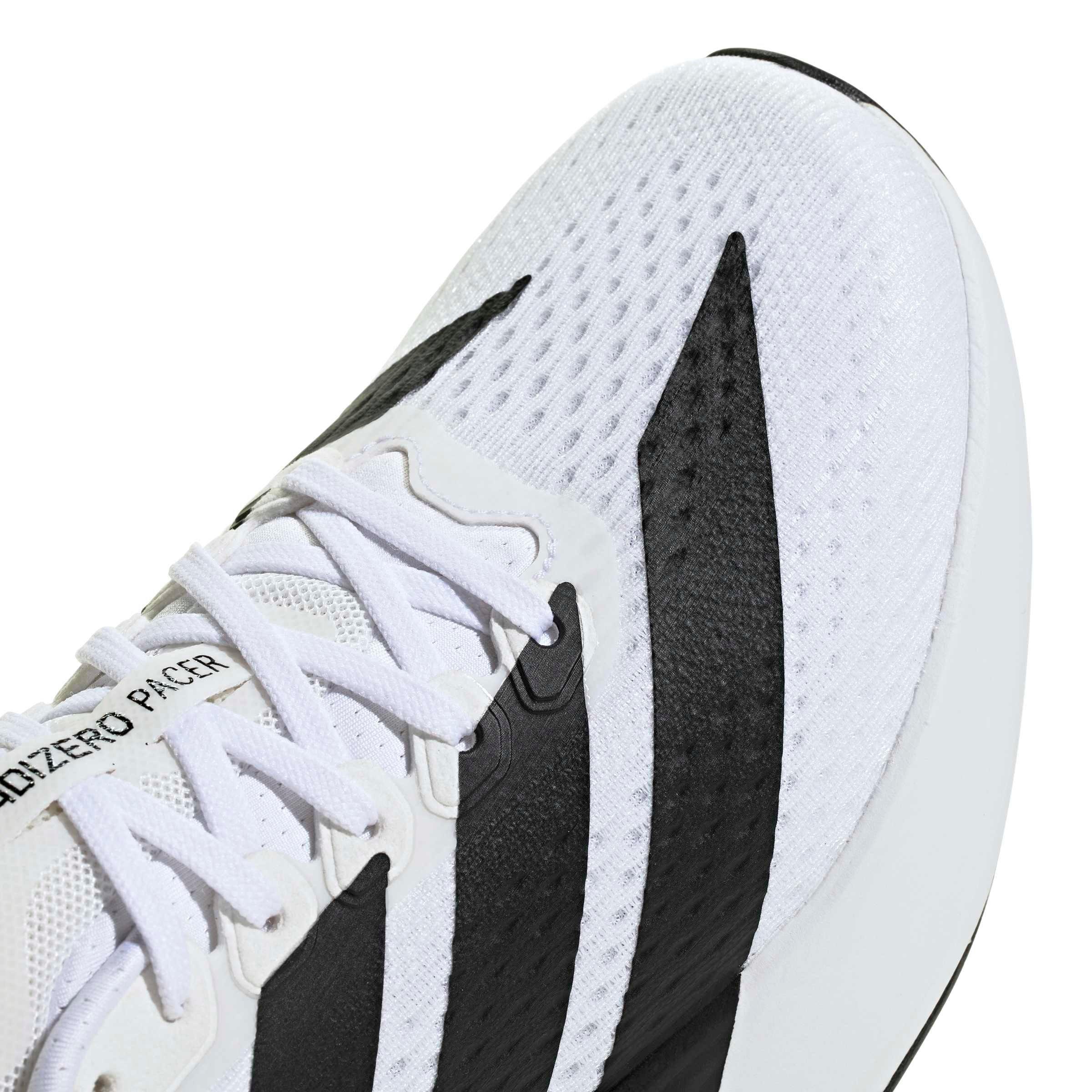 adidas Adizero Pacer "Ftwr White/Core Black/Crystal White" Women's Running Shoe - WHITE/BLACK/WHITE