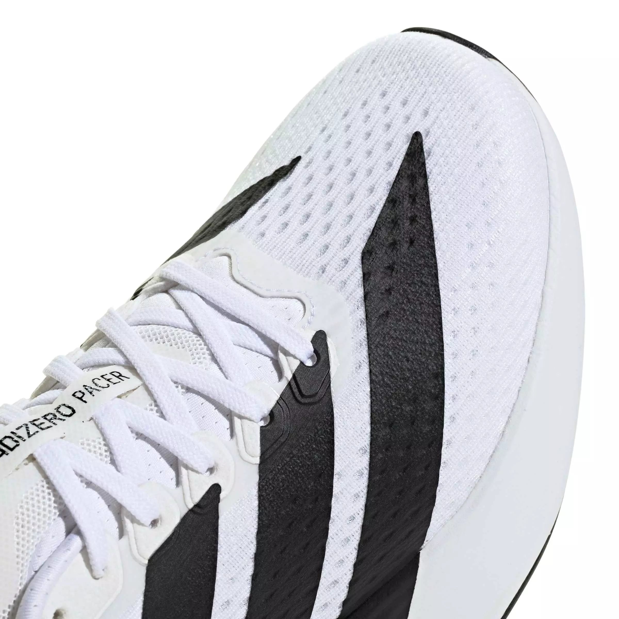 adidas Adizero Pacer "Ftwr White/Core Black/Crystal White" Women's Running Shoe - WHITE/BLACK/WHITE