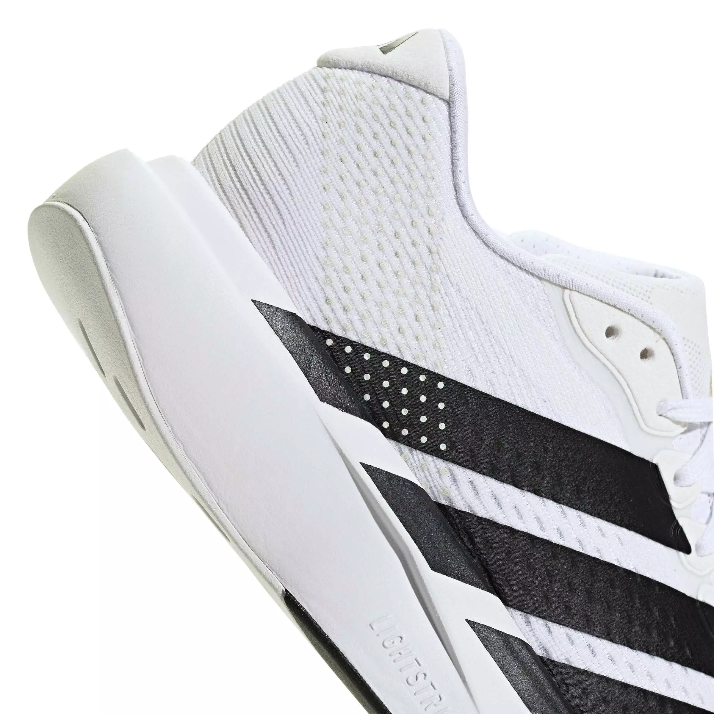 adidas Adizero Pacer "Ftwr White/Core Black/Crystal White" Women's Running Shoe - WHITE/BLACK/WHITE