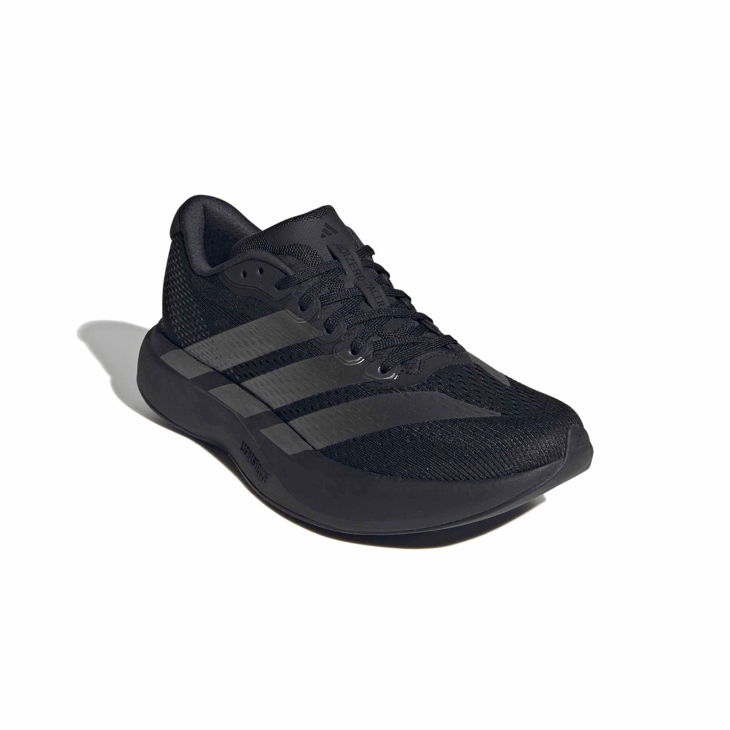 adidas Adizero Pacer "Core Black/Iron Metallic/Carbon" Women's Running Shoe - BLACK/IRON/CARBON