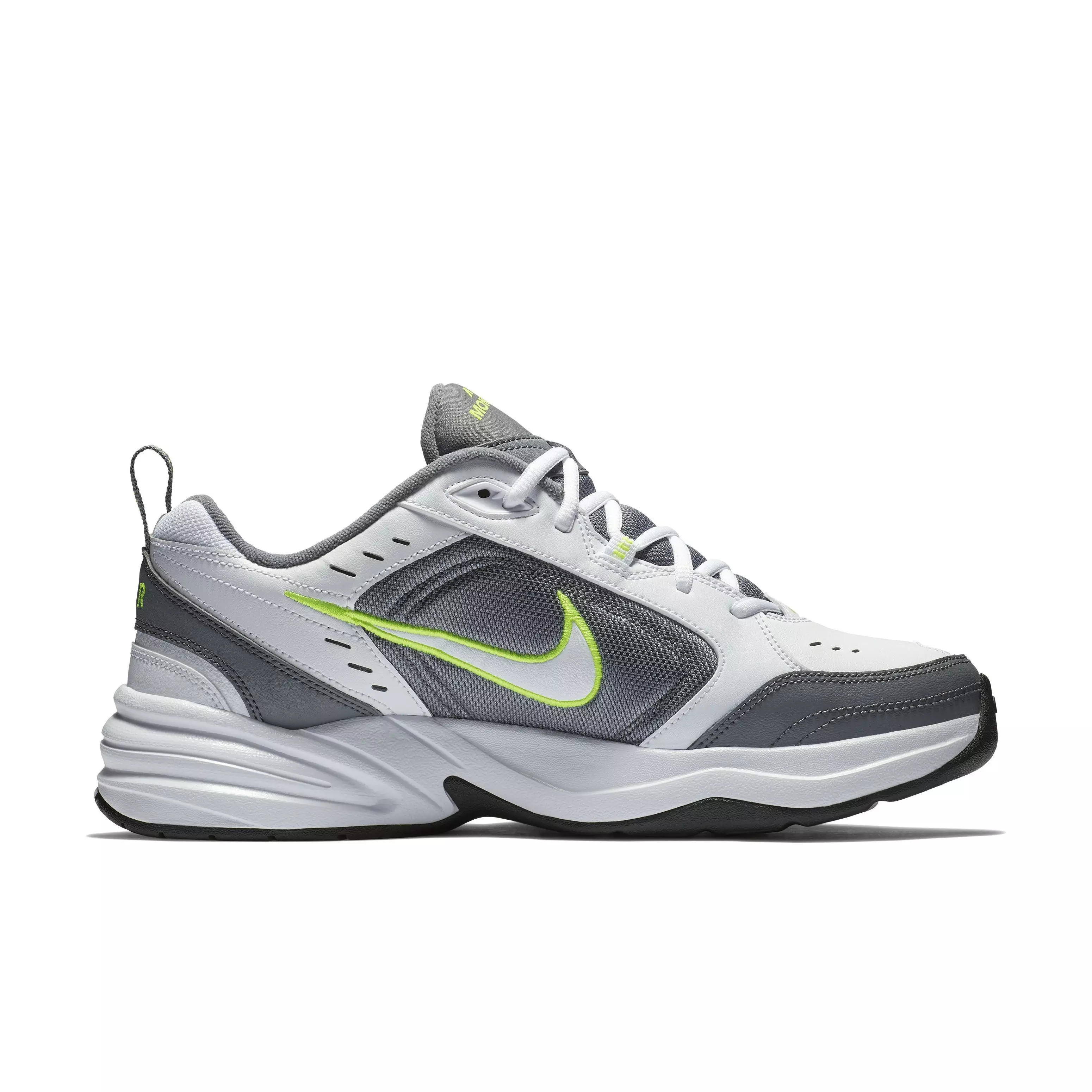 Nike Air Monarch IV "White/White/Cool Grey/Anthracite" Men's Shoe - WHITE/WHITE/GREY/ANTHRACITE