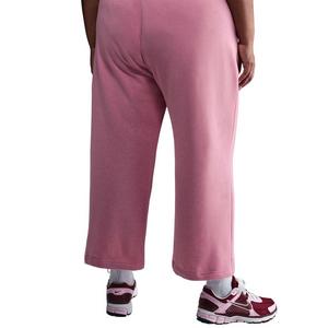 Nike Women's Sportswear Club Fleece Wide-Leg Mid-Rise Graphic Sweatpants -  Pink