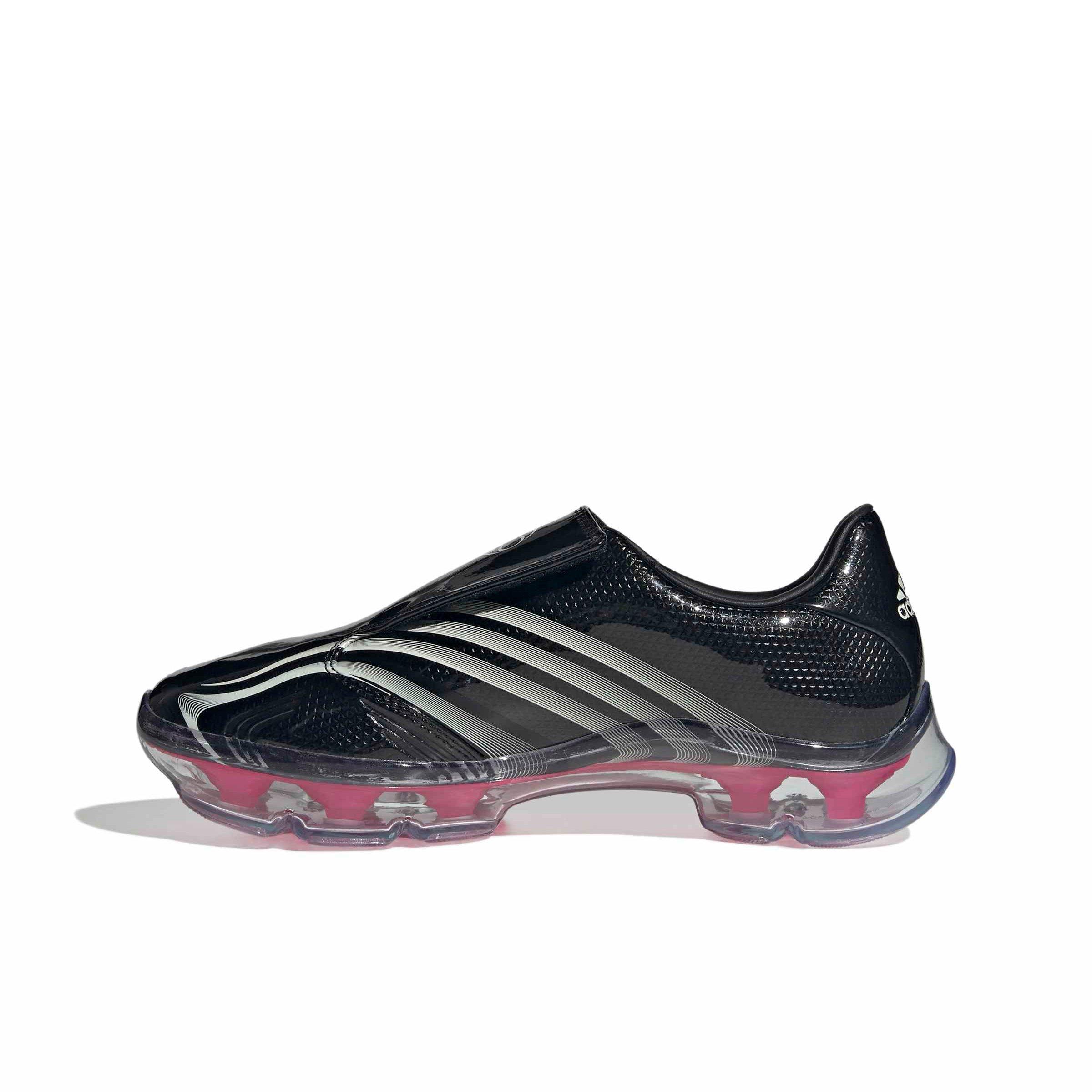 adidas Originals F50 Adiframe "Core Black/Zero Metallic/Lucid Pink" Women's Shoe - BLACK/ZERO/PINK