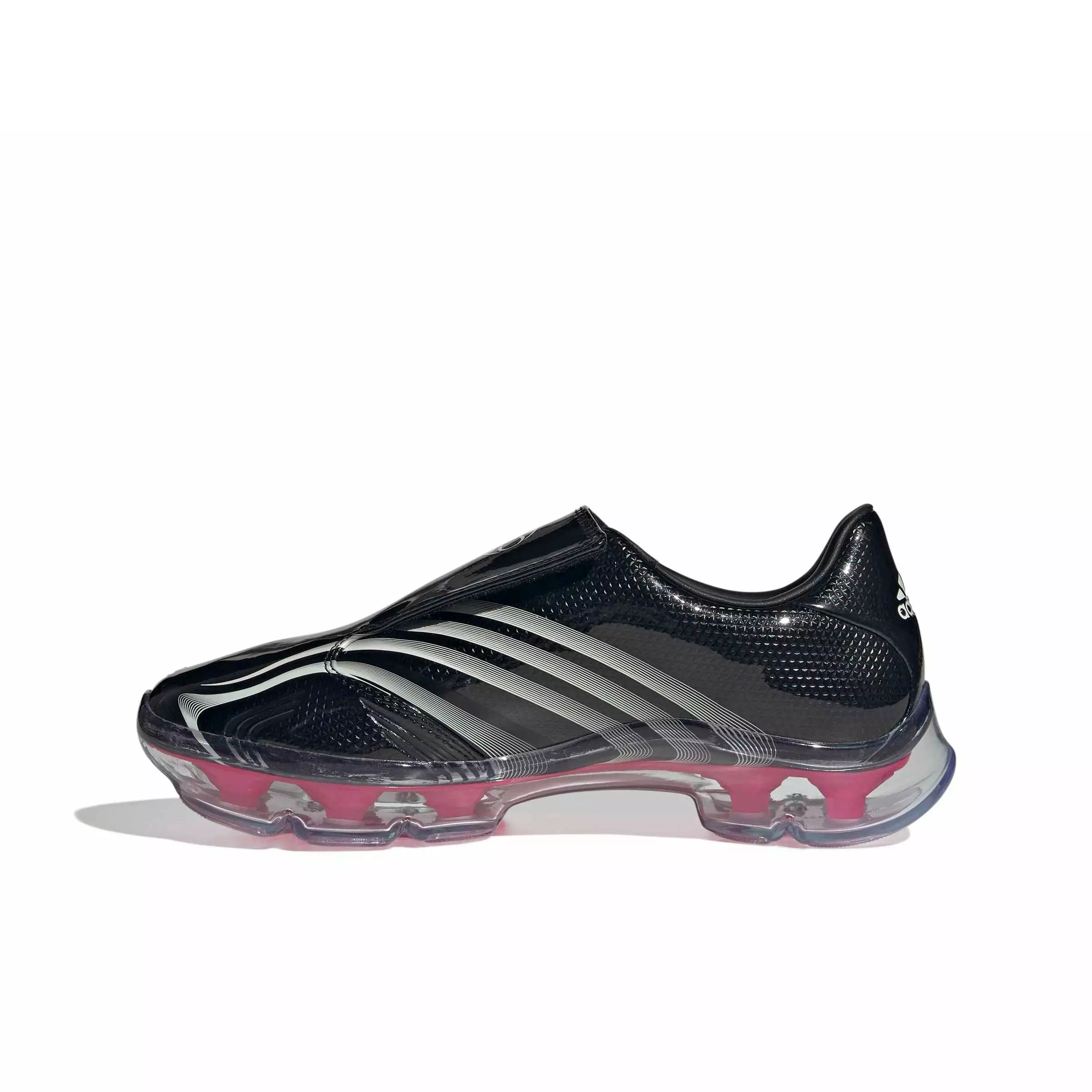 adidas Originals F50 Adiframe "Core Black/Zero Metallic/Lucid Pink" Women's Shoe - BLACK/ZERO/PINK