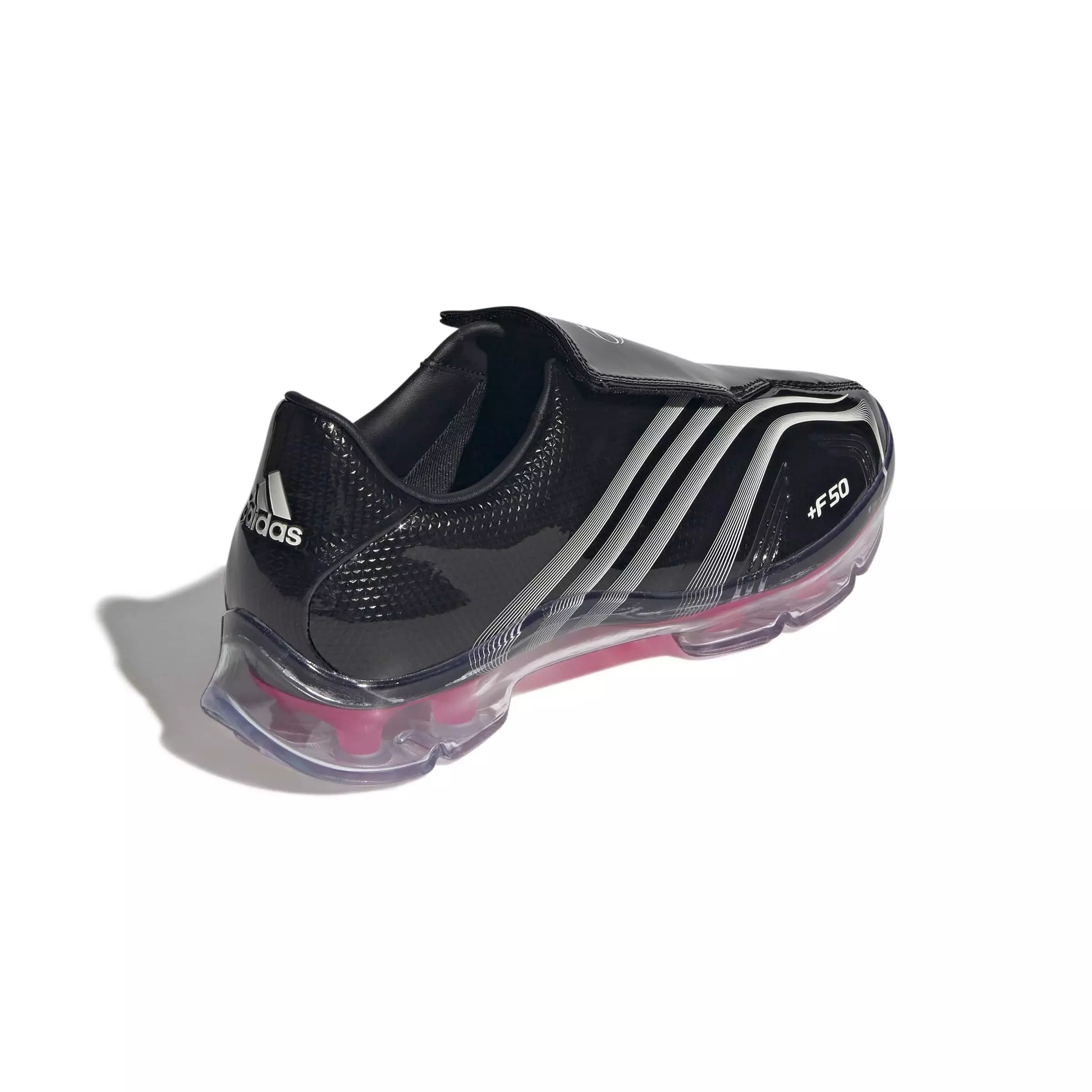 adidas Originals F50 Adiframe "Core Black/Zero Metallic/Lucid Pink" Women's Shoe - BLACK/ZERO/PINK
