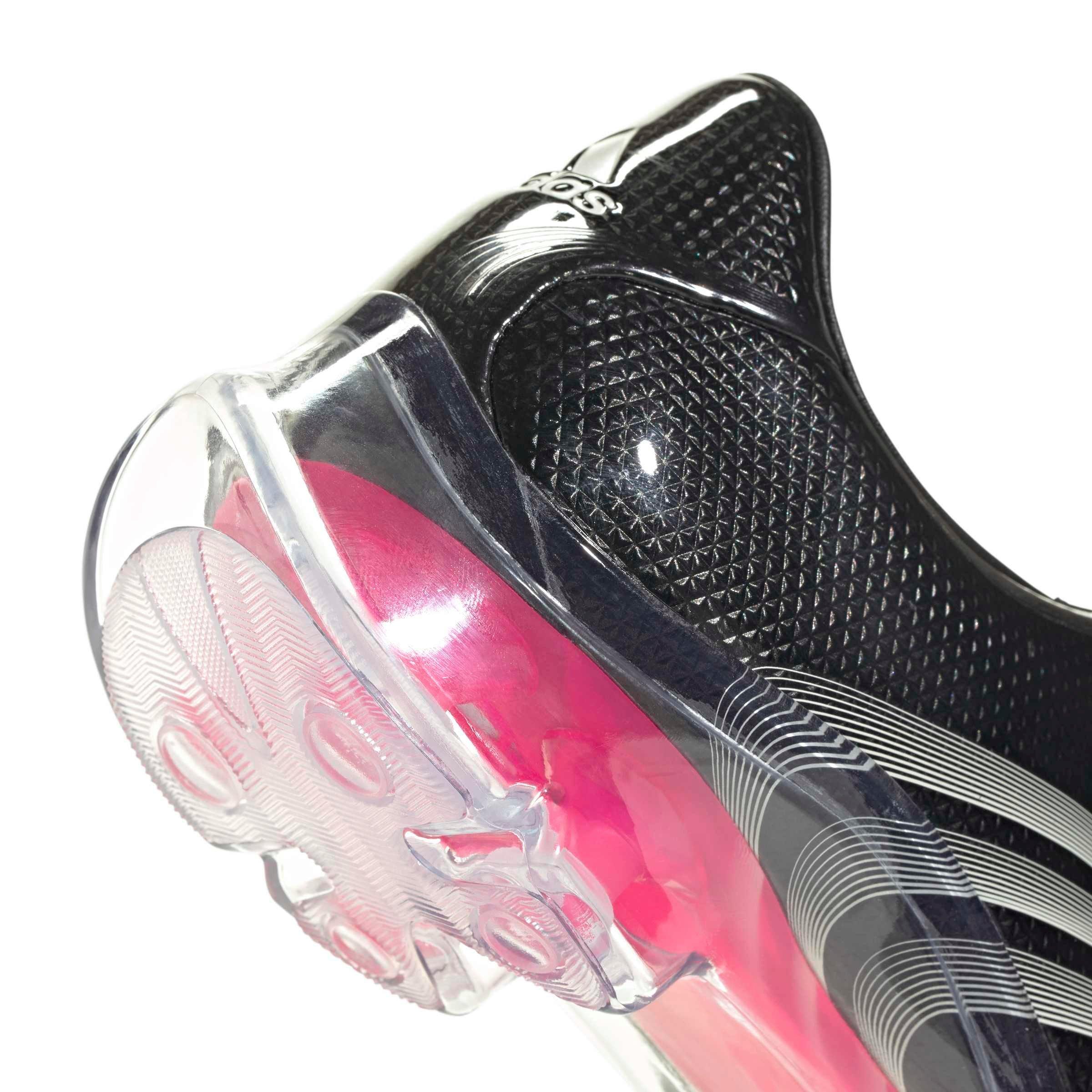 adidas Originals F50 Adiframe "Core Black/Zero Metallic/Lucid Pink" Women's Shoe - BLACK/ZERO/PINK