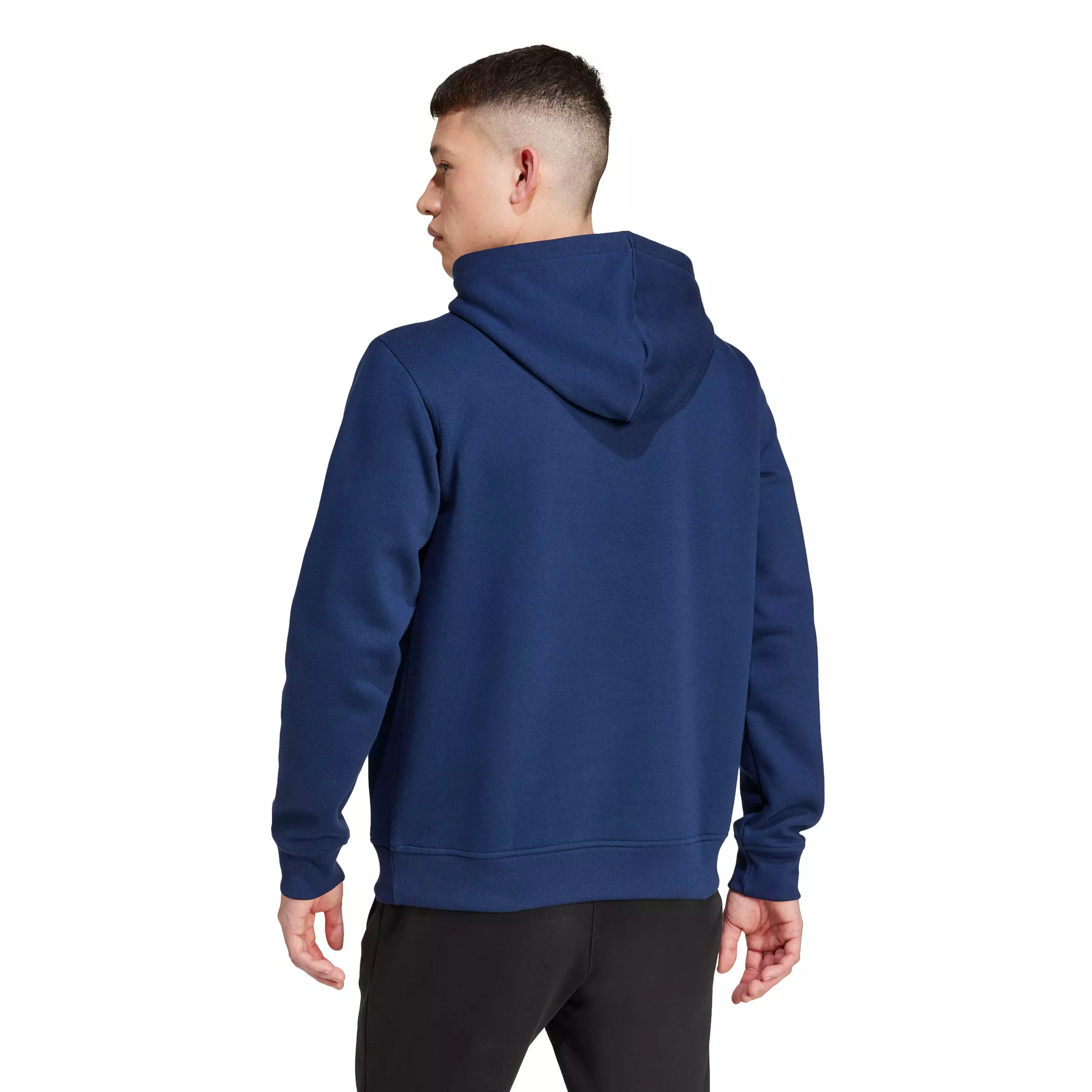 adidas Originals Men's Trefoil Essentials Hoodie - Blue - BLUE