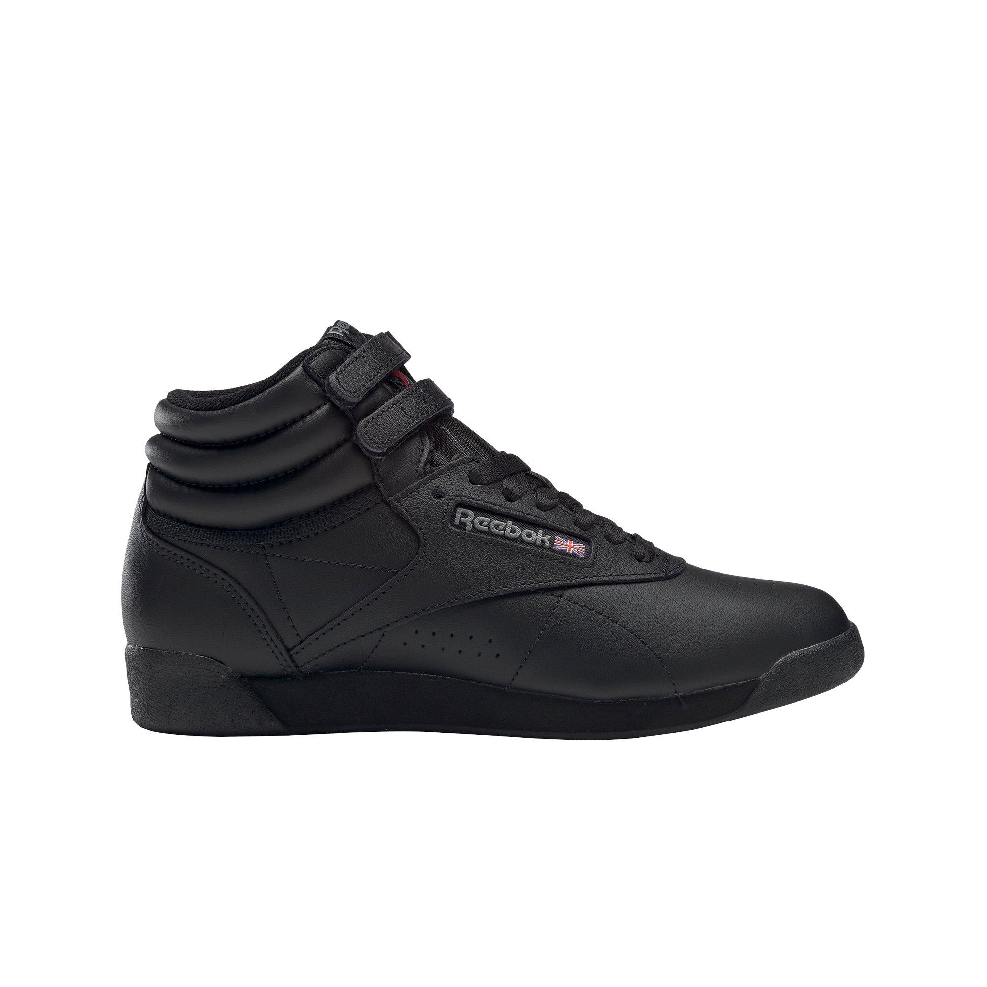 Reebok Freestyle Hi "Black" Women's Shoe - BLACK Thumbnail View 1