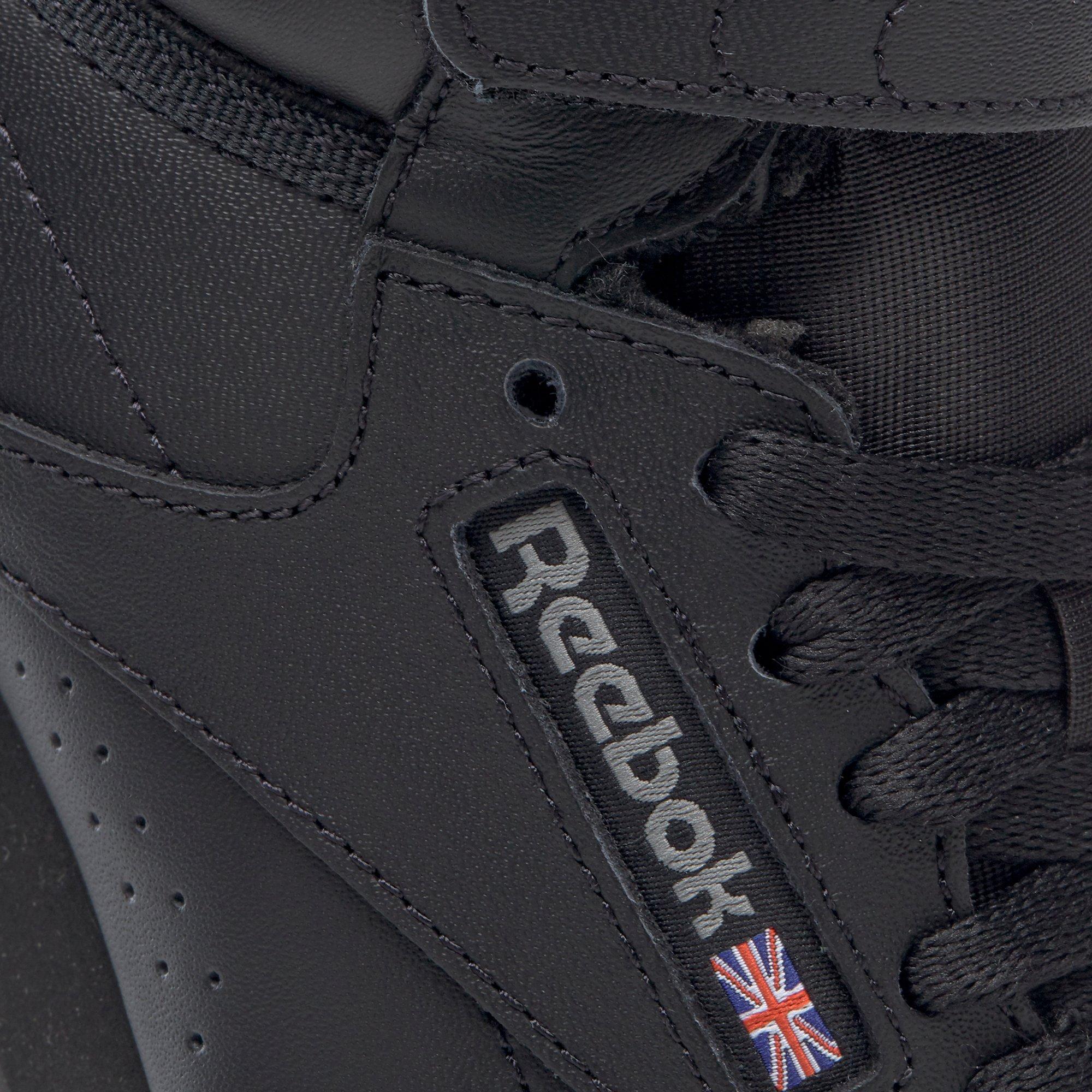 Reebok Freestyle Hi "Black" Women's Shoe - BLACK Thumbnail View 5