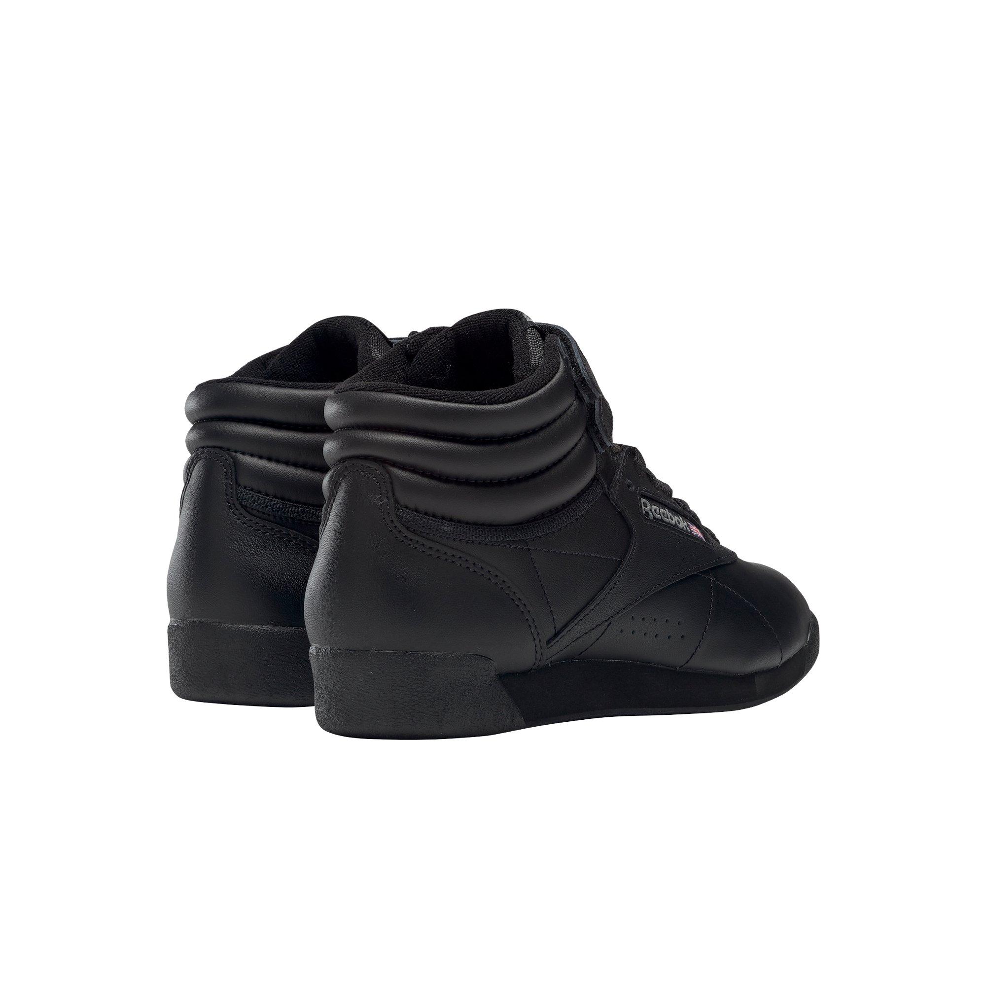 Reebok Freestyle Hi "Black" Women's Shoe - BLACK Thumbnail View 7