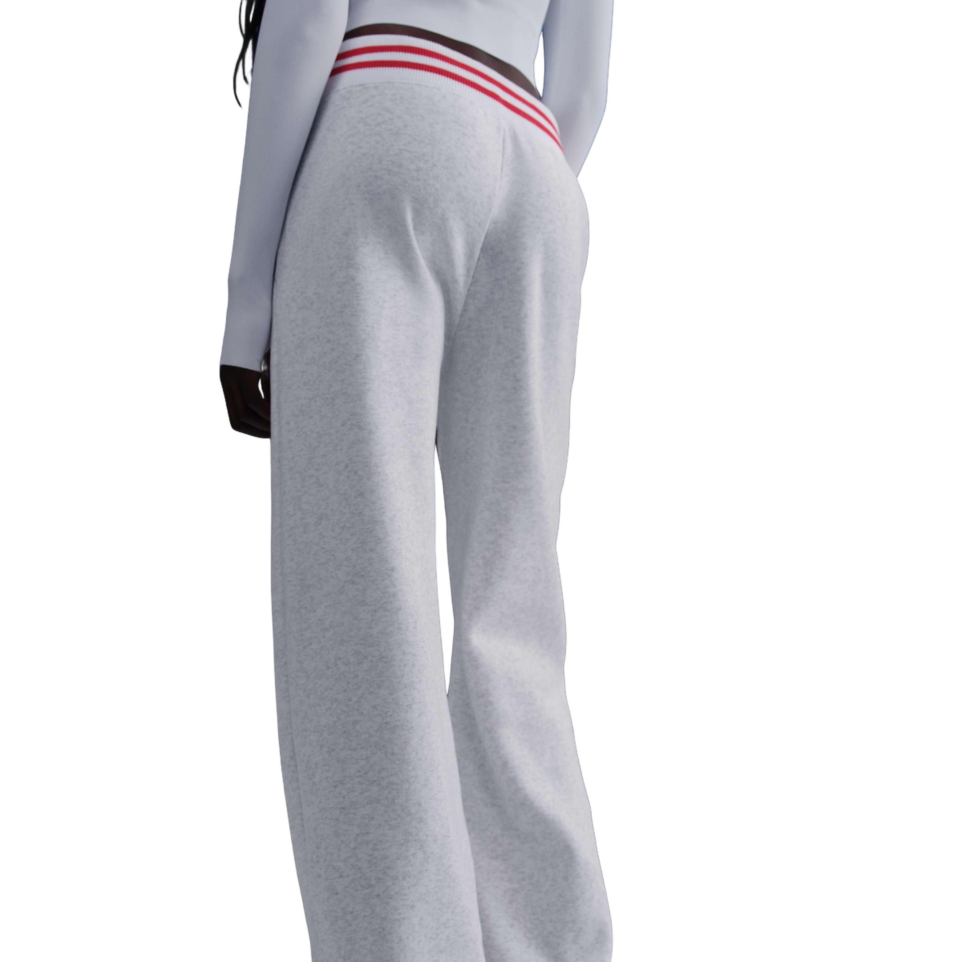 Nike Women's Sportswear Phoenix Fleece Oversized Crewneck Sweat Pants-Birch Heather - BROWN Thumbnail View 2