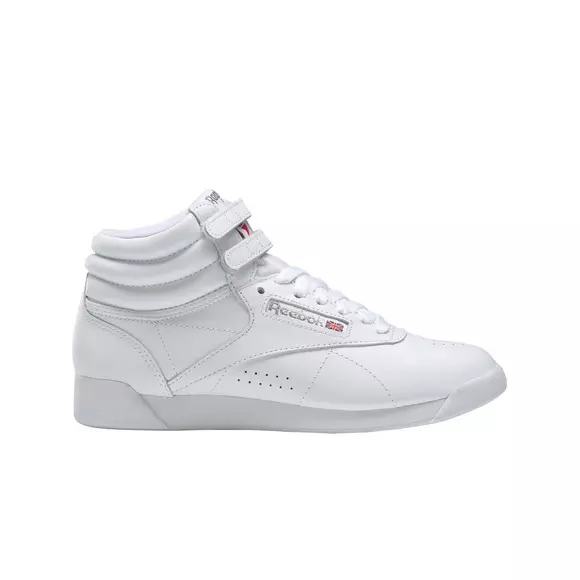 Profeta Recomendación entregar Reebok Freestyle Hi "White/Silver" Women's Shoe