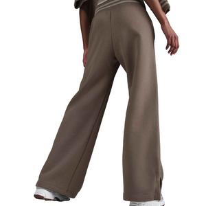 Nike Women's Sportswear Phoenix Fleece Oversized Crewneck Sweat Pants-Brown