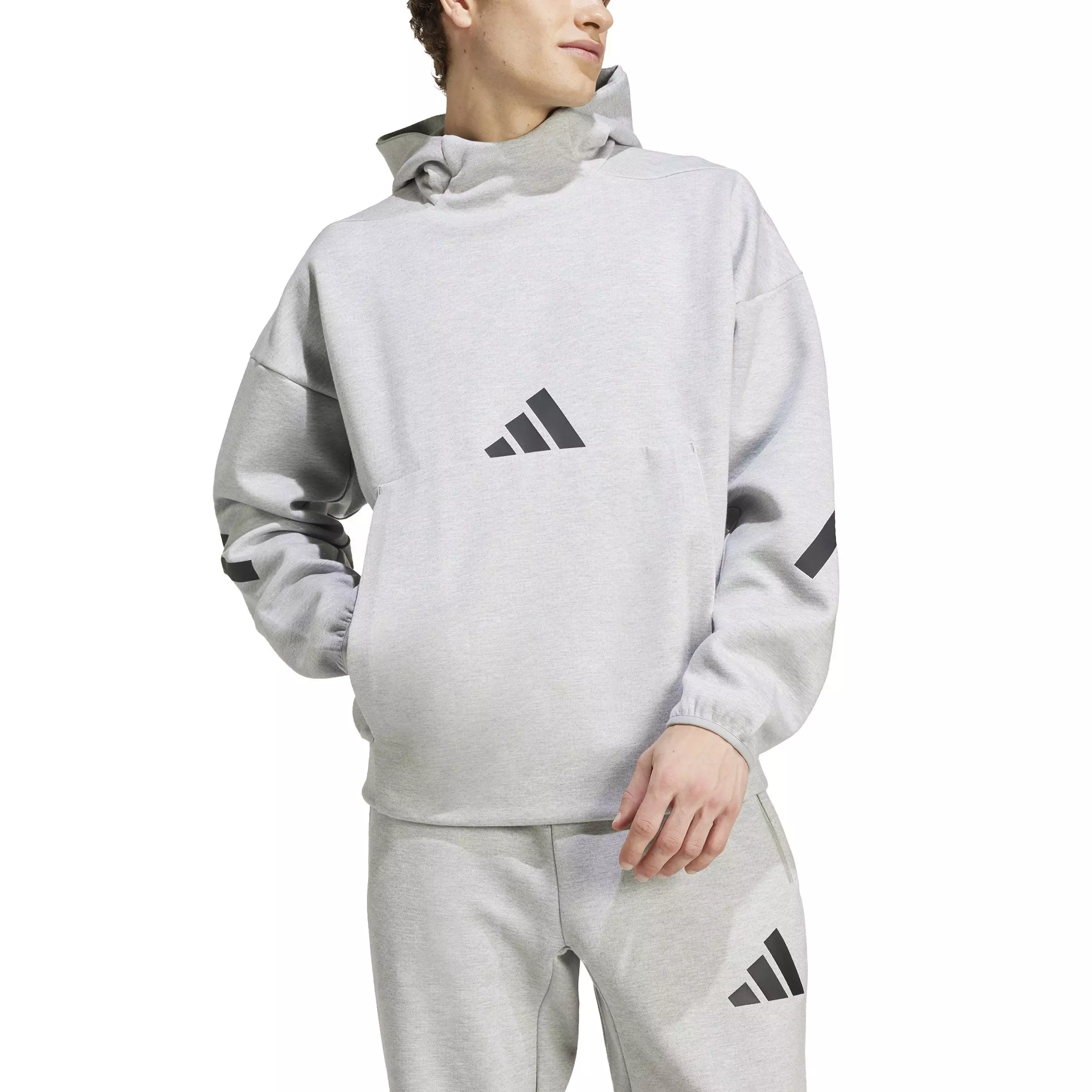 adidas Men's Z.N.E. Hoodie - Grey - GREY