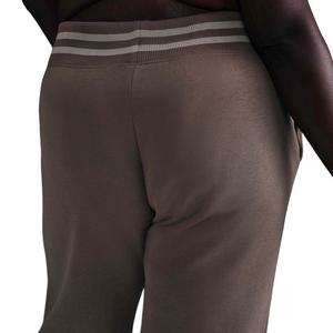 Nike Women's Sportswear Phoenix Oversized Fleece Crewneck Sweat Pants-Brown