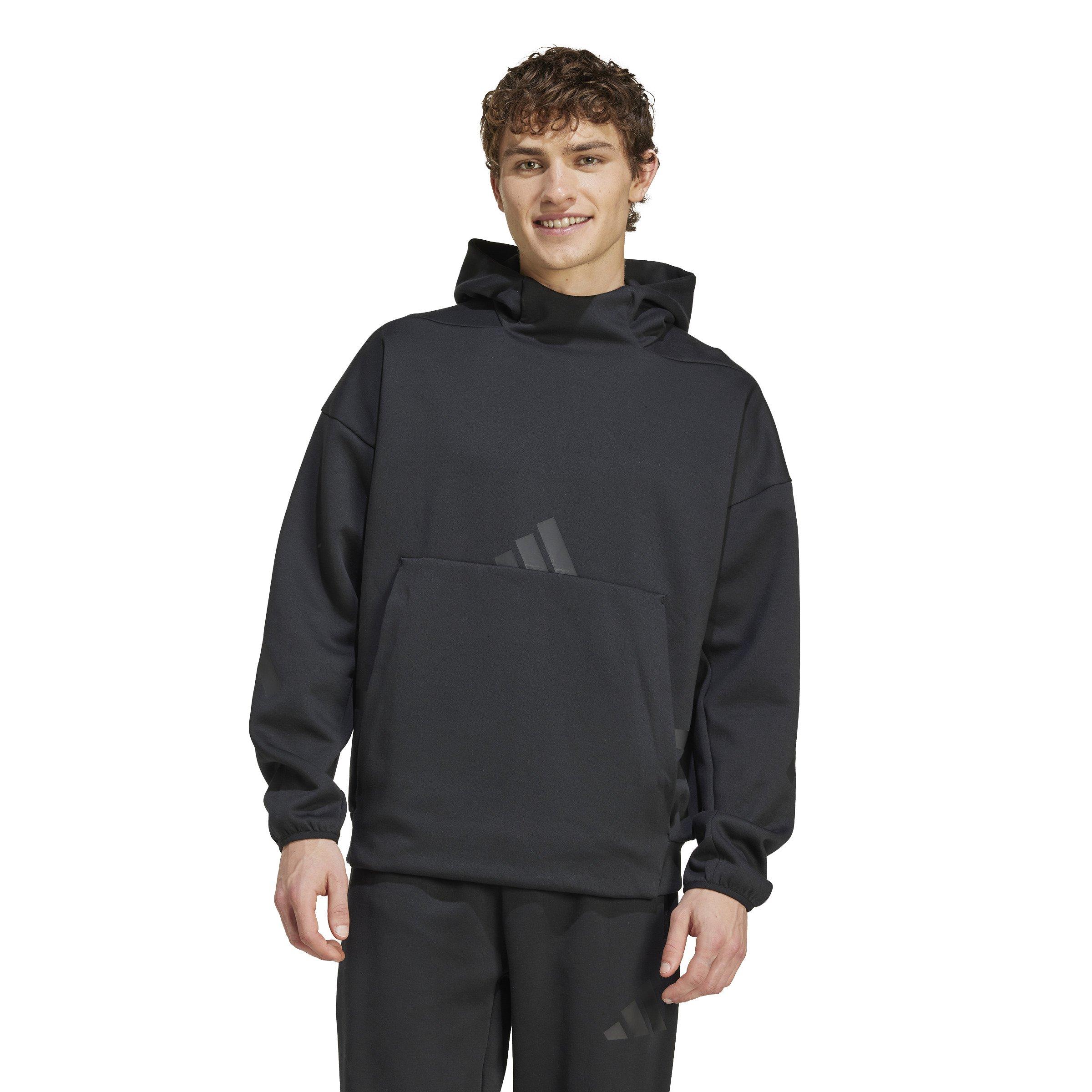 adidas Men's Z.N.E. Hoodie - Black - BLACK Thumbnail View 1