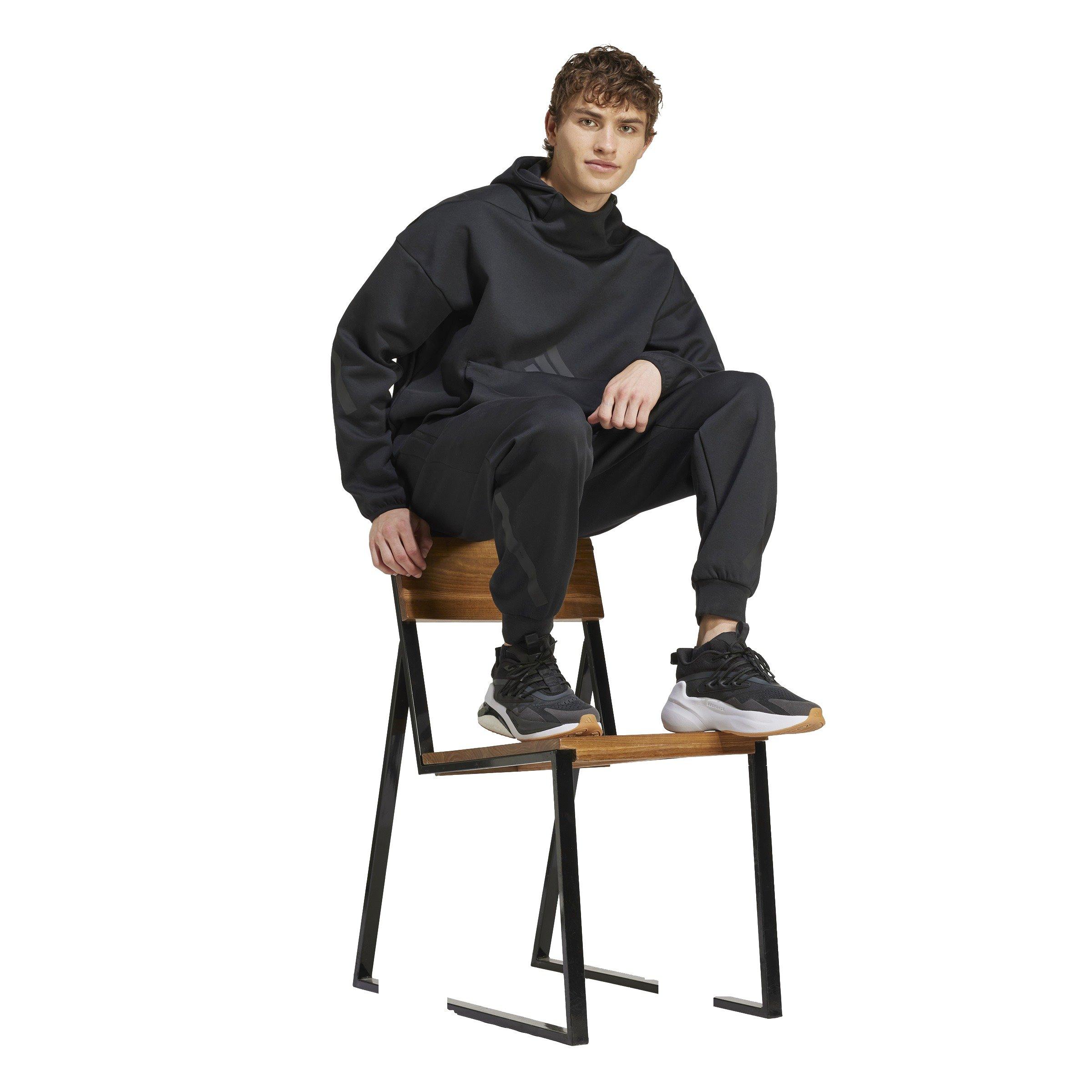 adidas Men's Z.N.E. Hoodie - Black - BLACK Thumbnail View 3