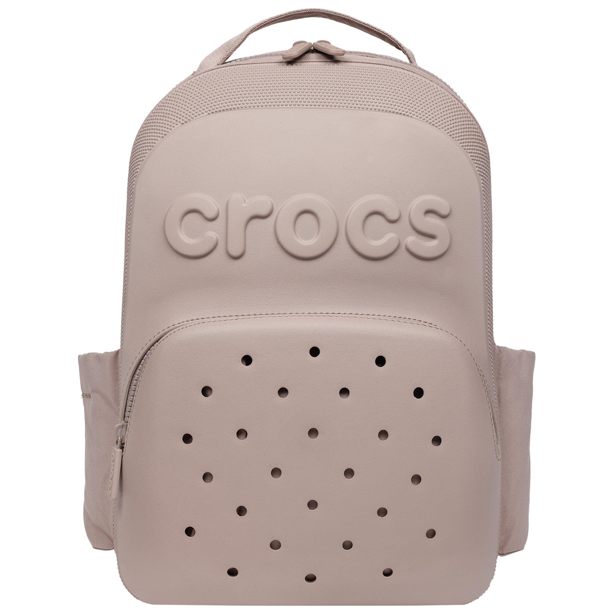 Crocs Zip Up Classic Backpack - BEIGE Thumbnail View 1