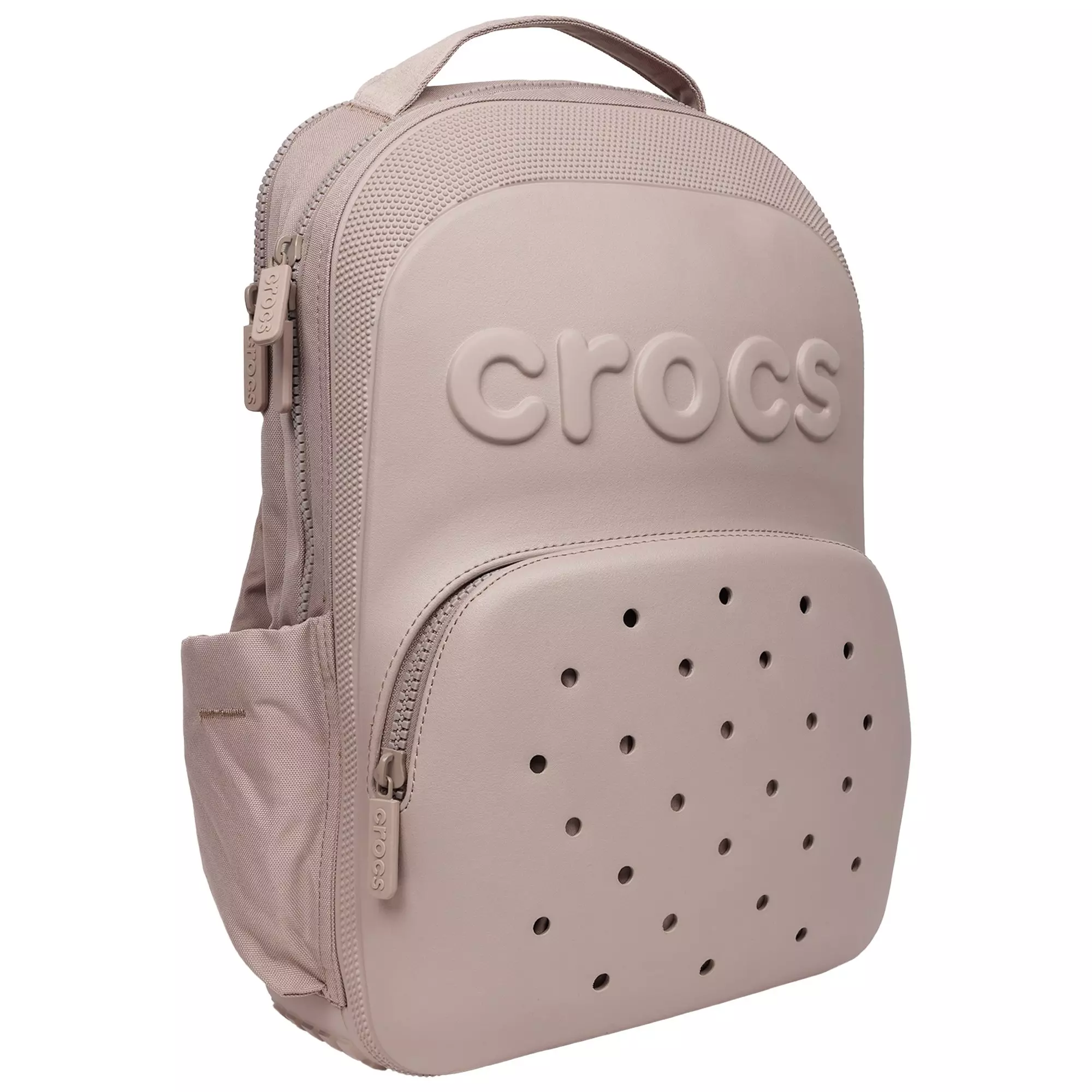 Crocs Zip Up Classic Backpack - BEIGE