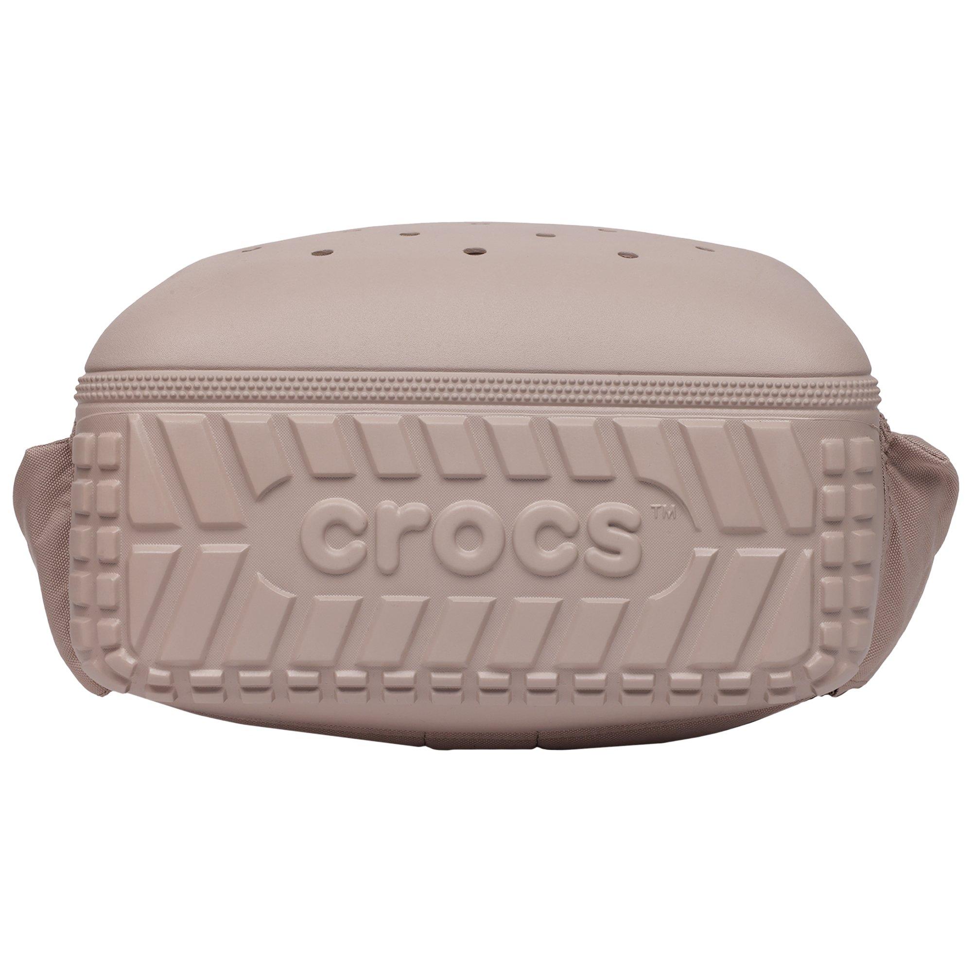 Crocs Zip Up Classic Backpack - BEIGE Thumbnail View 8