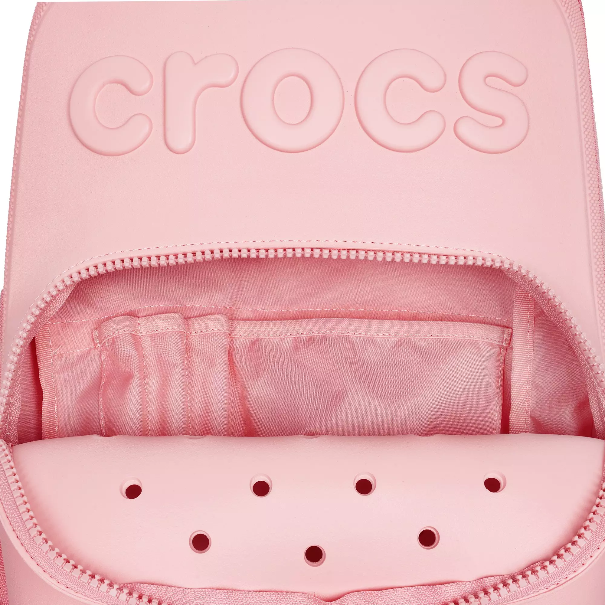 Crocs Zip Up Classic Backpack - PINK