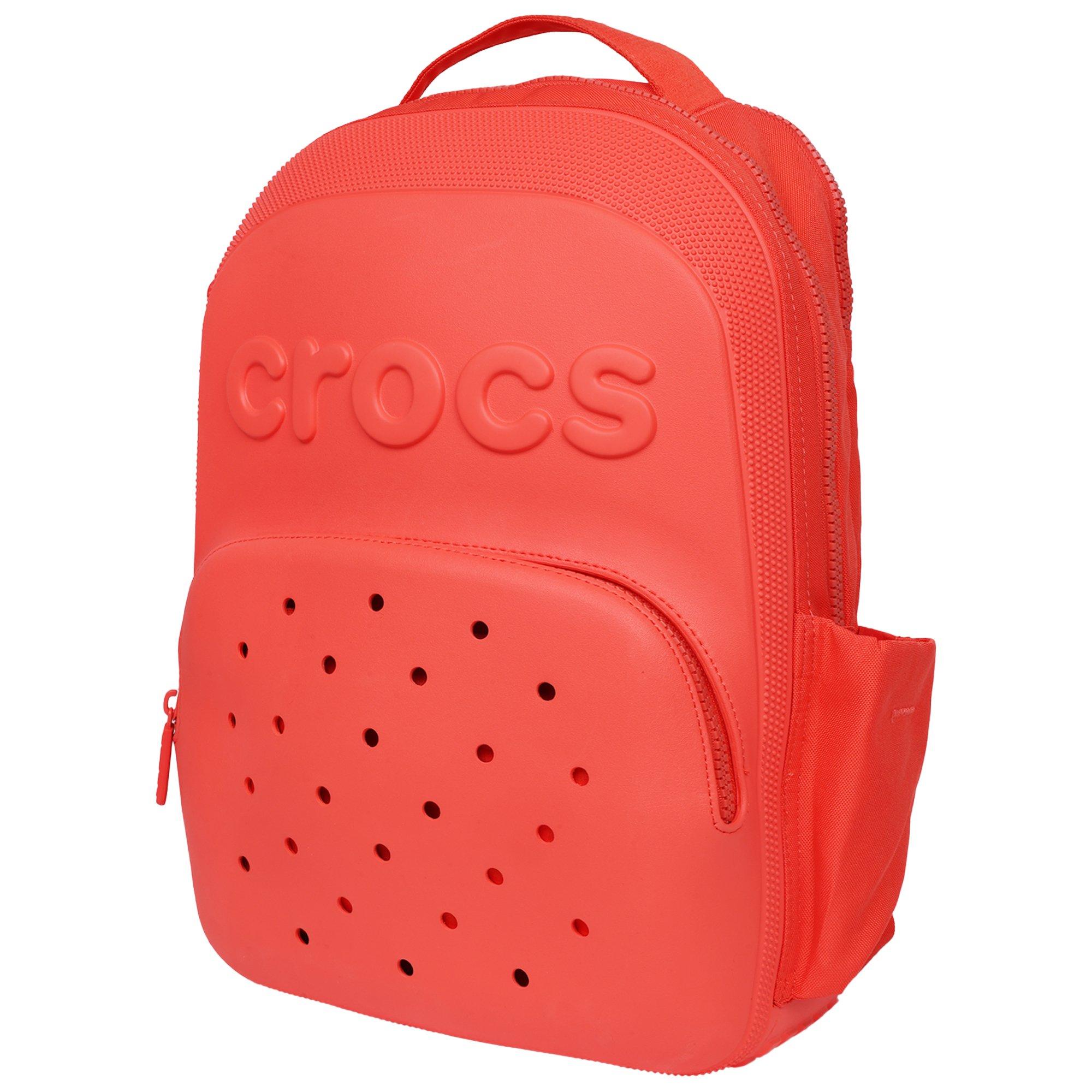 Crocs Zip Up Classic Backpack - ORANGE Thumbnail View 3