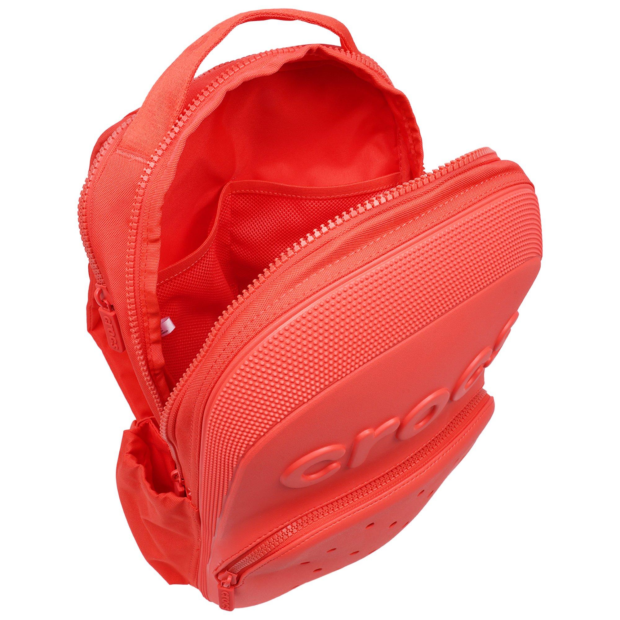 Crocs Zip Up Classic Backpack - ORANGE Thumbnail View 7