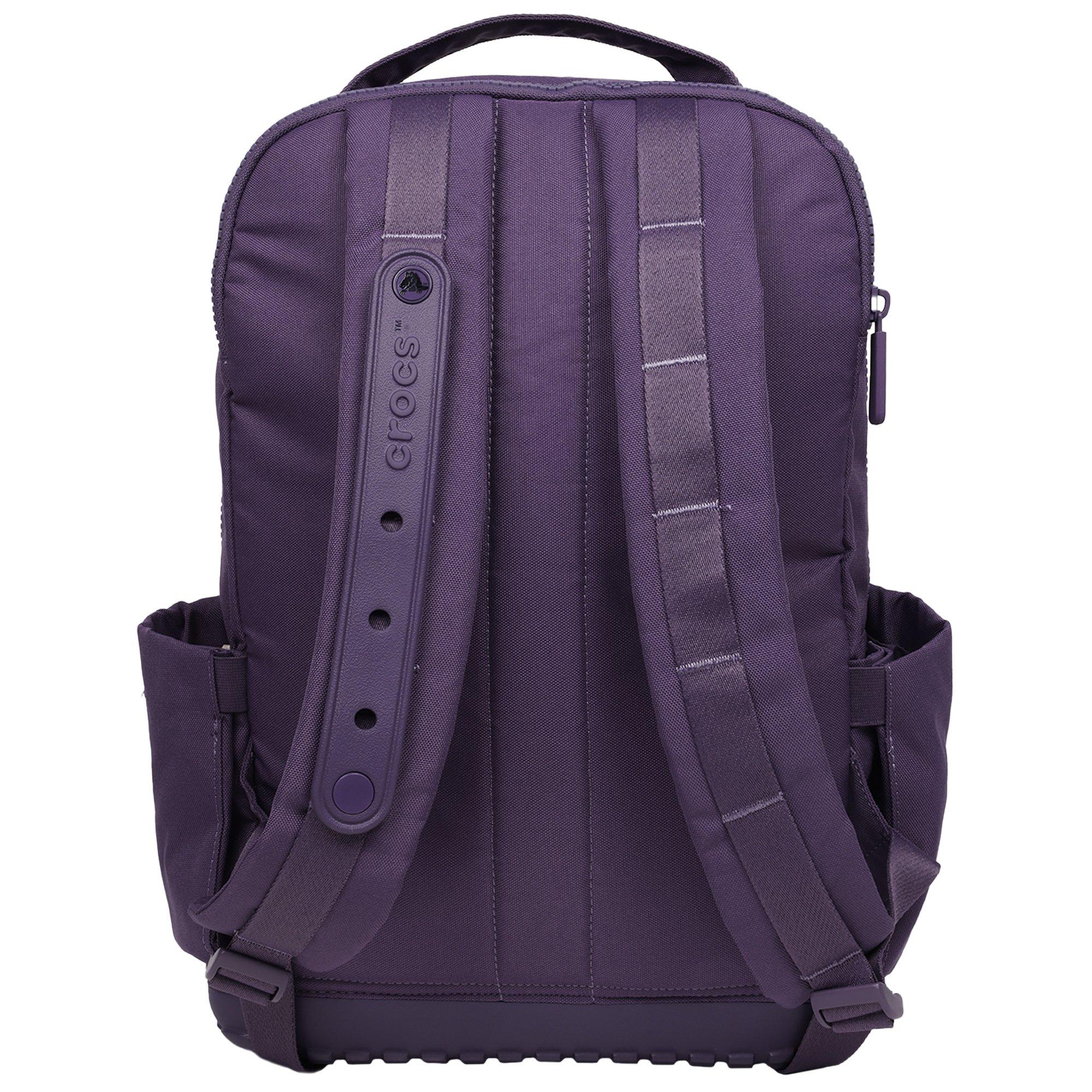 Crocs Zip Up Classic Backpack - DK PURPLE Thumbnail View 2