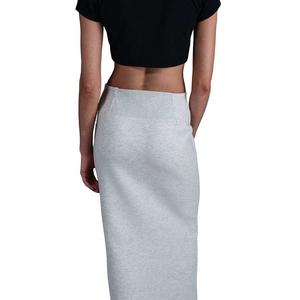 Nike Women​'s Sportswear Tech Fleece Slim Maxi Skirt-Grey