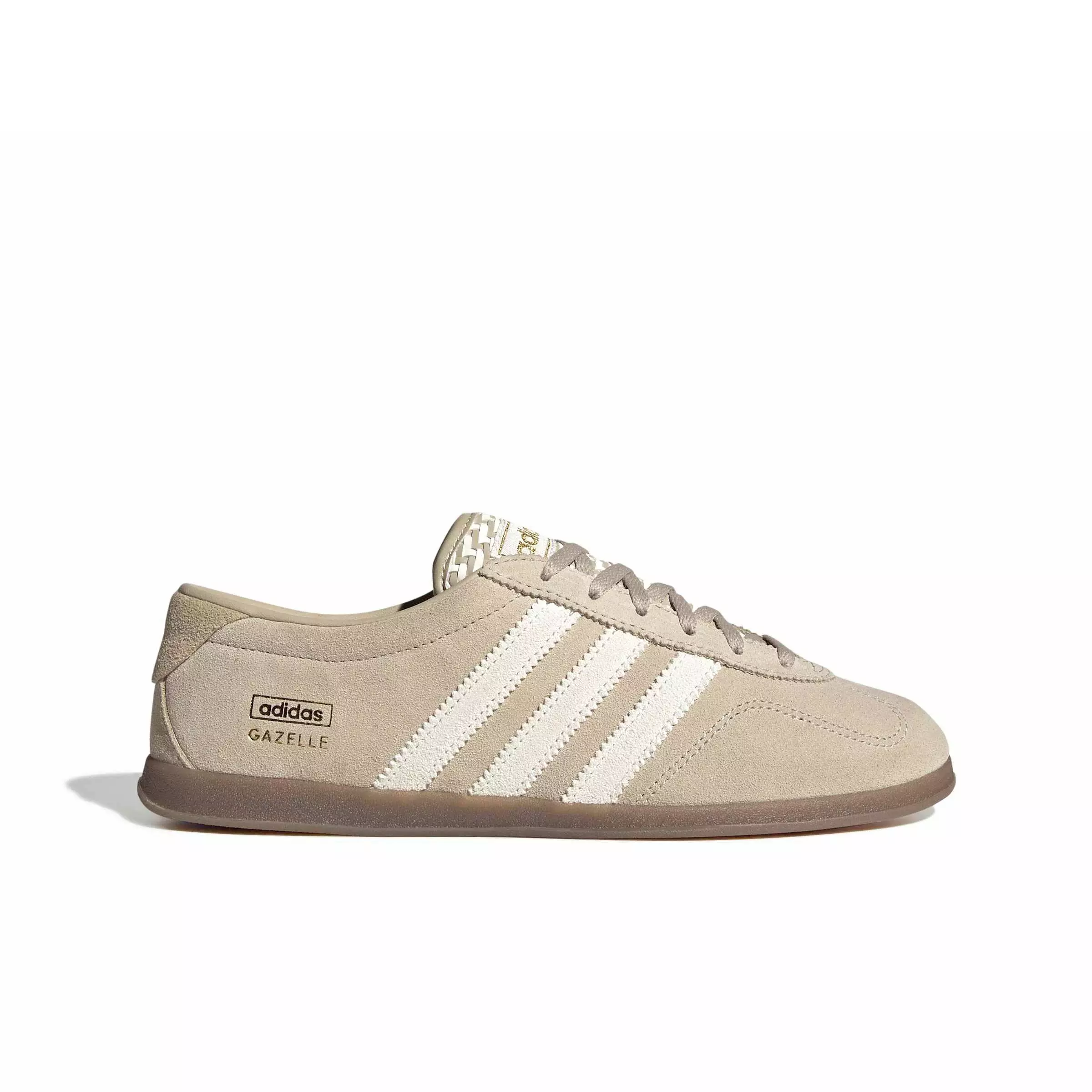 adidas Originals Gazelle Lo Pro "Khaki Three/Off White/Gum 5" Women's Shoe - KHAKI/OFF WHITE/GUM
