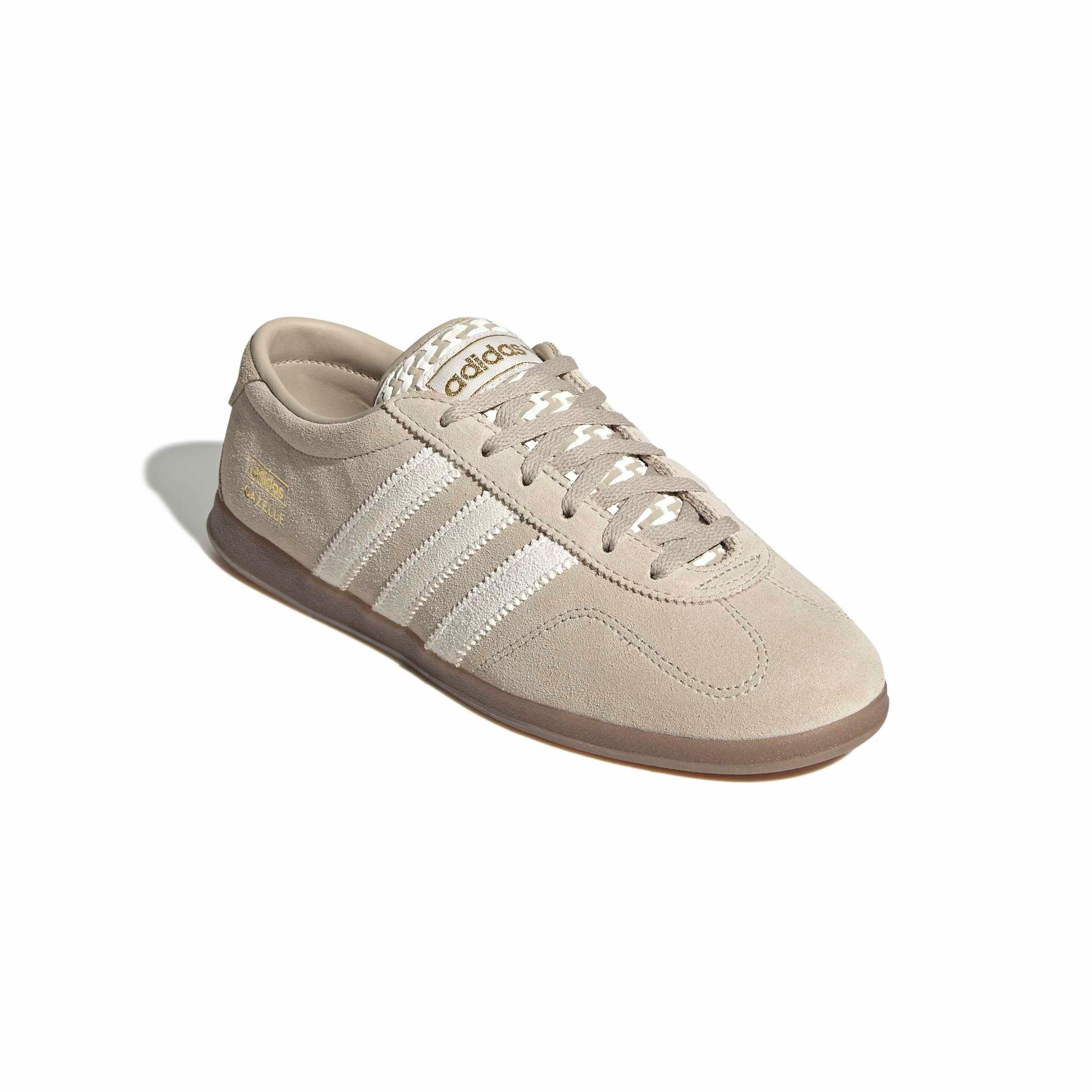 adidas Originals Gazelle Lo Pro "Khaki Three/Off White/Gum 5" Women's Shoe - KHAKI/OFF WHITE/GUM