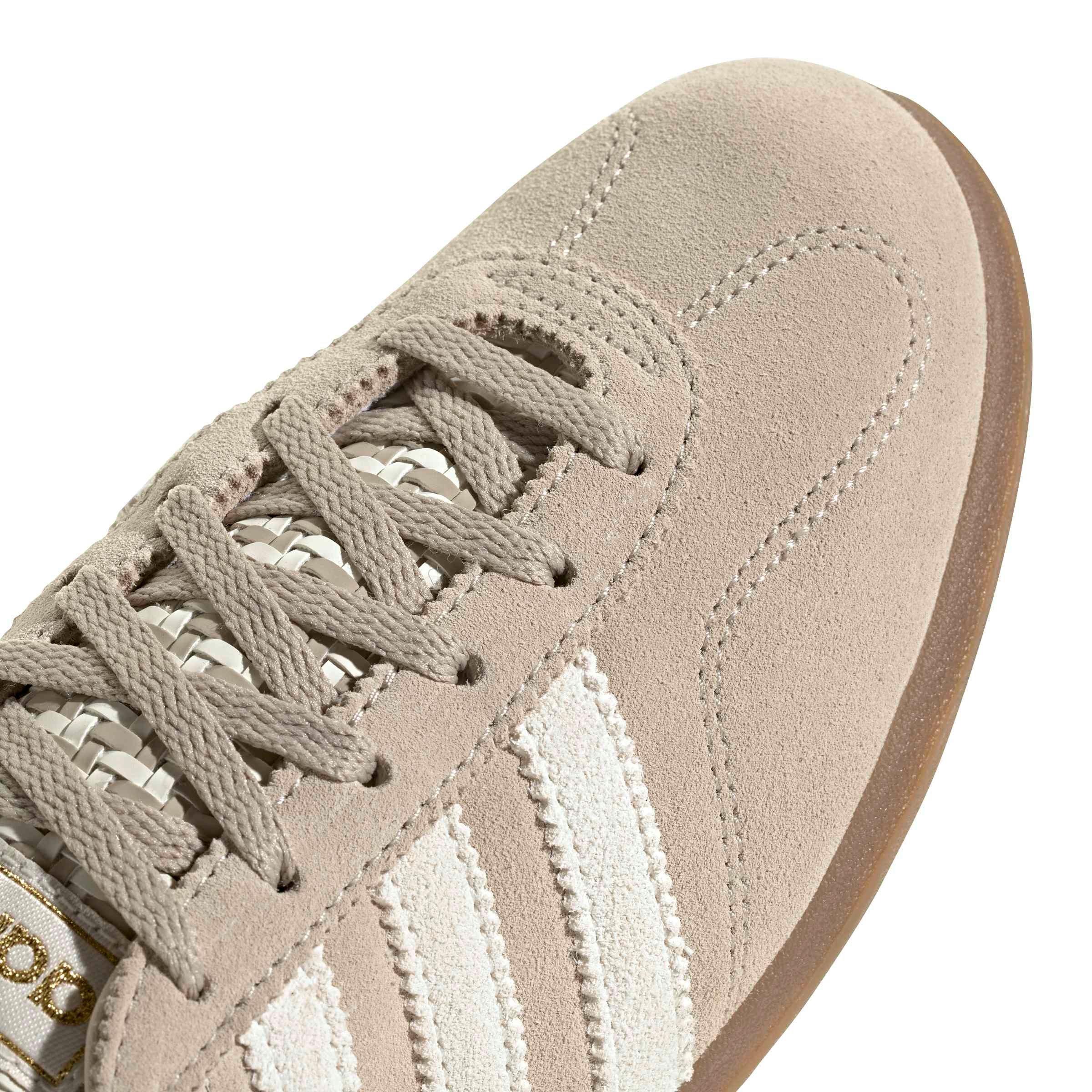 adidas Originals Gazelle Lo Pro "Khaki Three/Off White/Gum 5" Women's Shoe - KHAKI/OFF WHITE/GUM