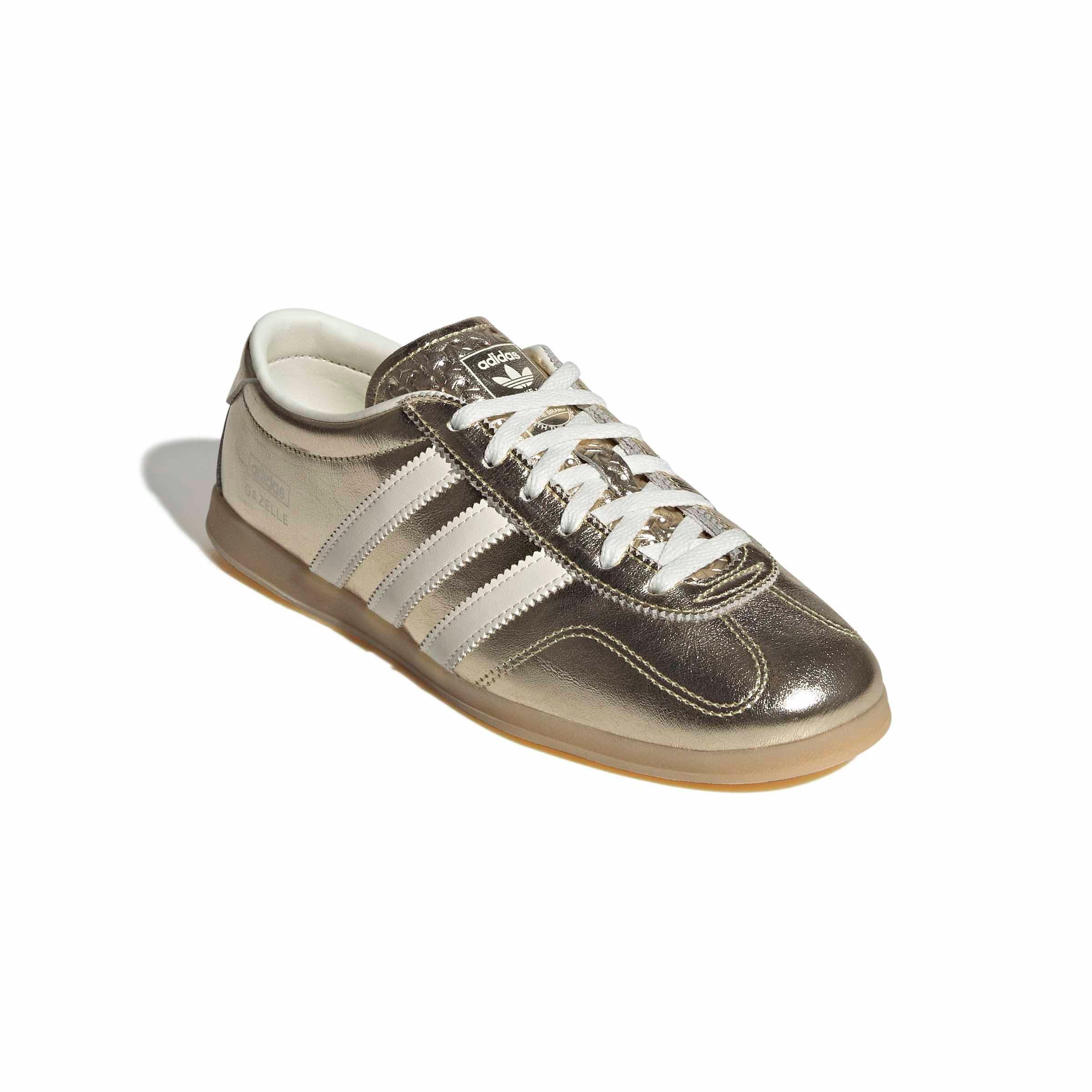 adidas Originals Gazelle Lo Pro "Gold Metallic/Off White/Gum 3" Women's Shoe - GOLD/OFF WHITE/GUM