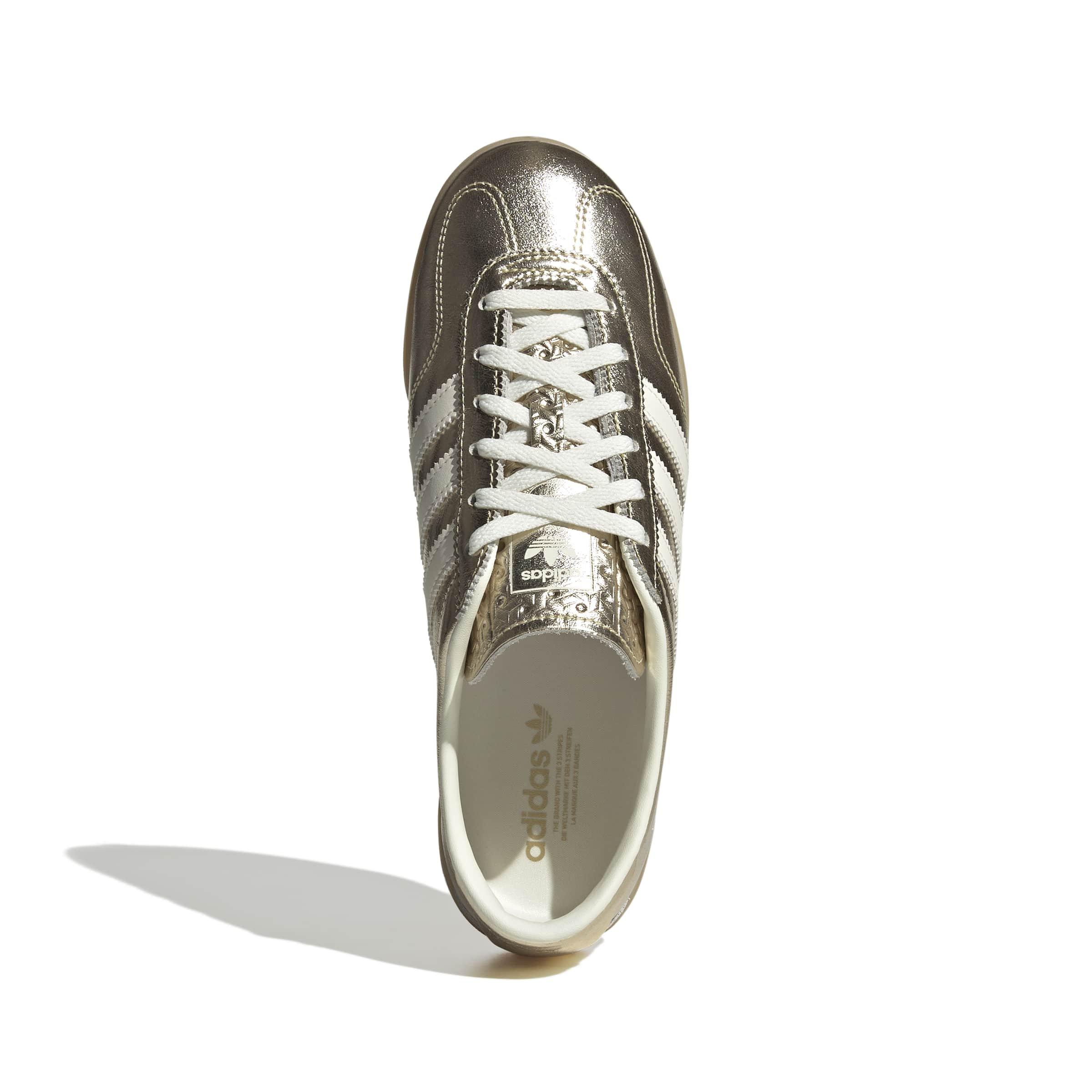 adidas Originals Gazelle Lo Pro "Gold Metallic/Off White/Gum 3" Women's Shoe - GOLD/OFF WHITE/GUM