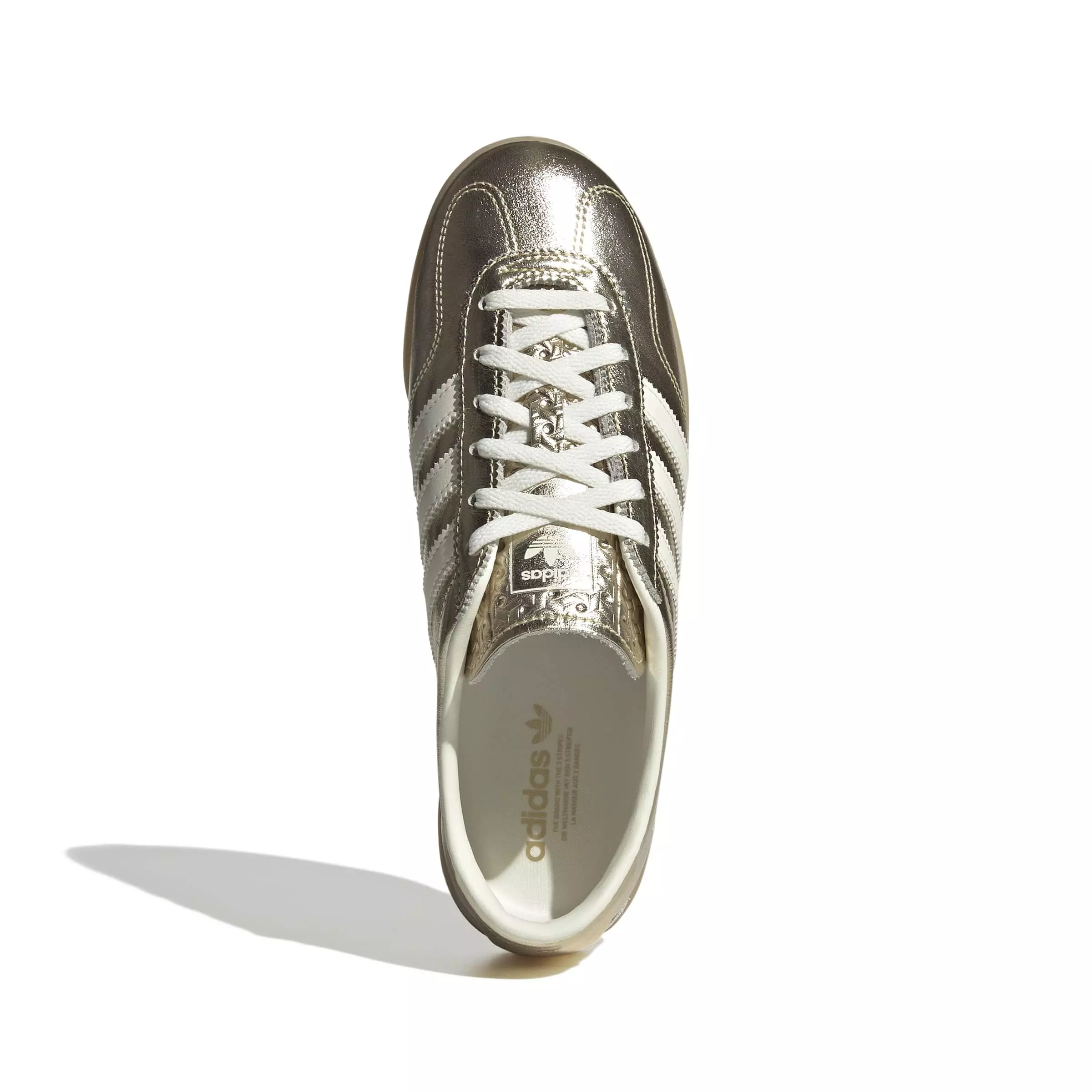 adidas Originals Gazelle Lo Pro "Gold Metallic/Off White/Gum 3" Women's Shoe - GOLD/OFF WHITE/GUM