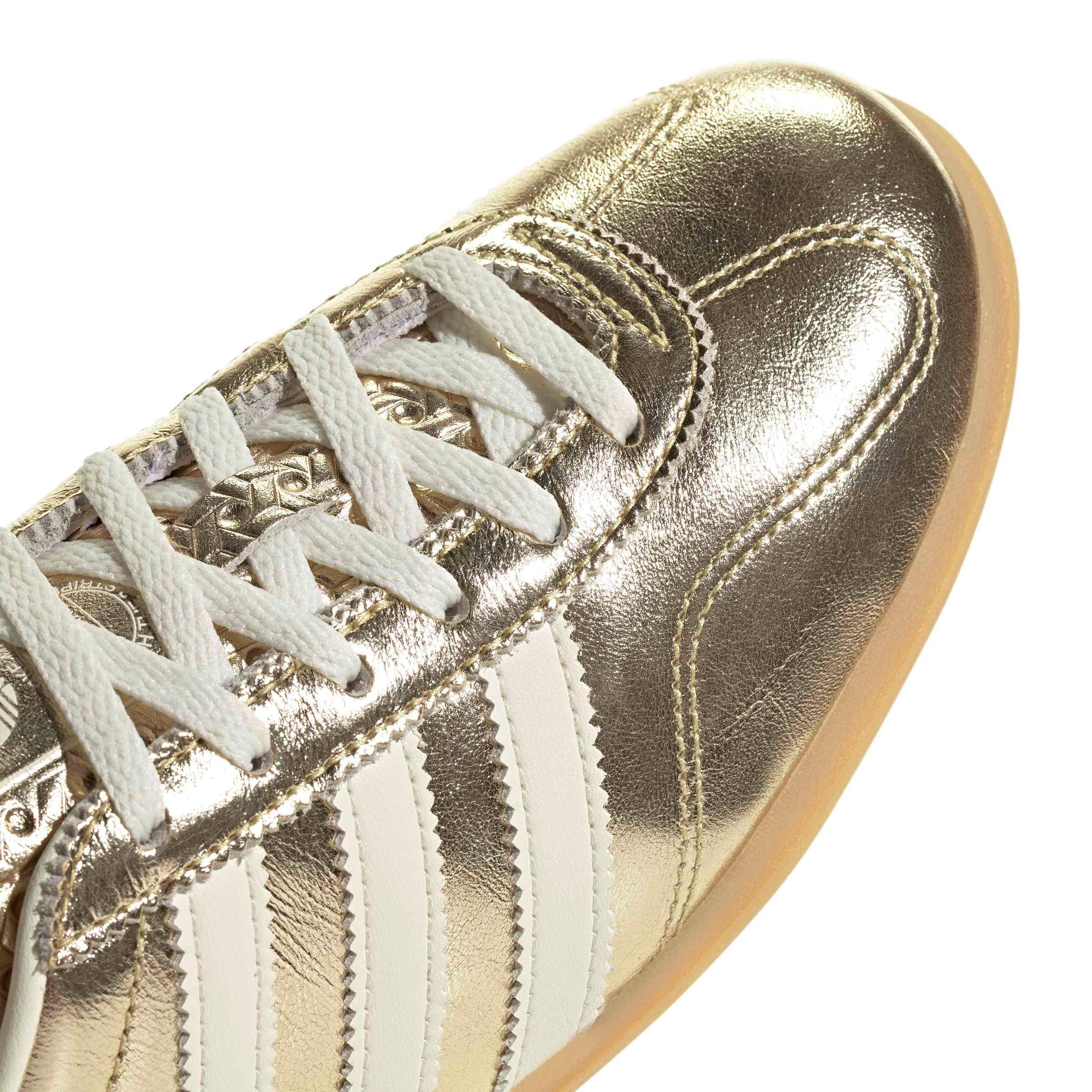 adidas Originals Gazelle Lo Pro "Gold Metallic/Off White/Gum 3" Women's Shoe - GOLD/OFF WHITE/GUM