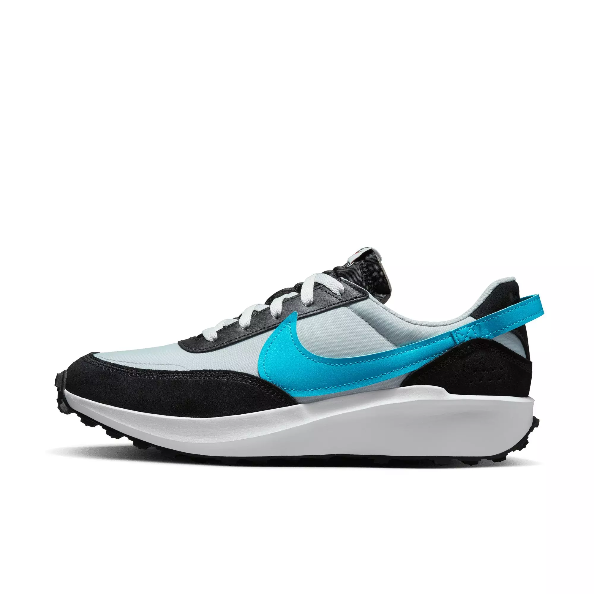 Nike Waffle Debut "Grey Fog/Laser Blue/Black/White" Men's Shoe - GREY/BLUE/BLACK/WHITE