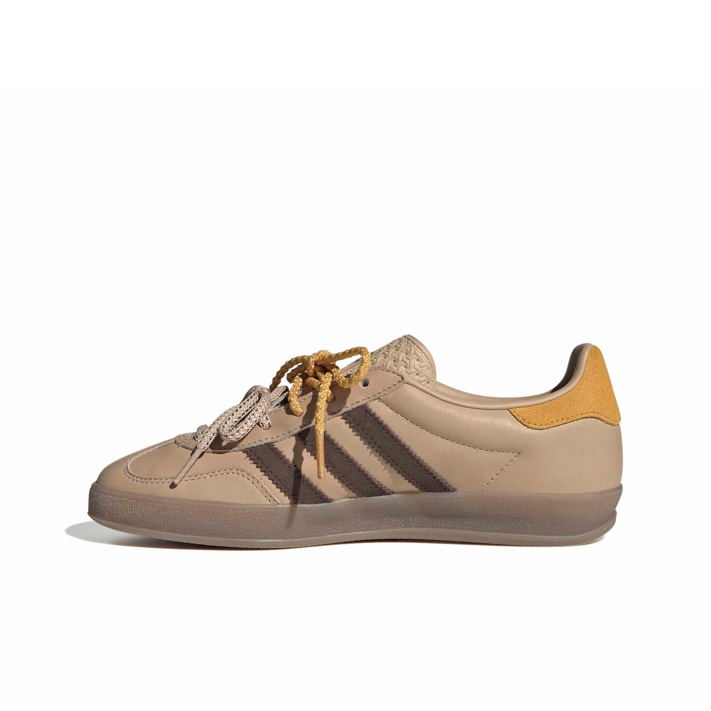 adidas Originals Gazelle Indoor "Magic Beige/Brown/Preloved Yellow" Women's Shoe - BEIGE/BROWN/YELLOW