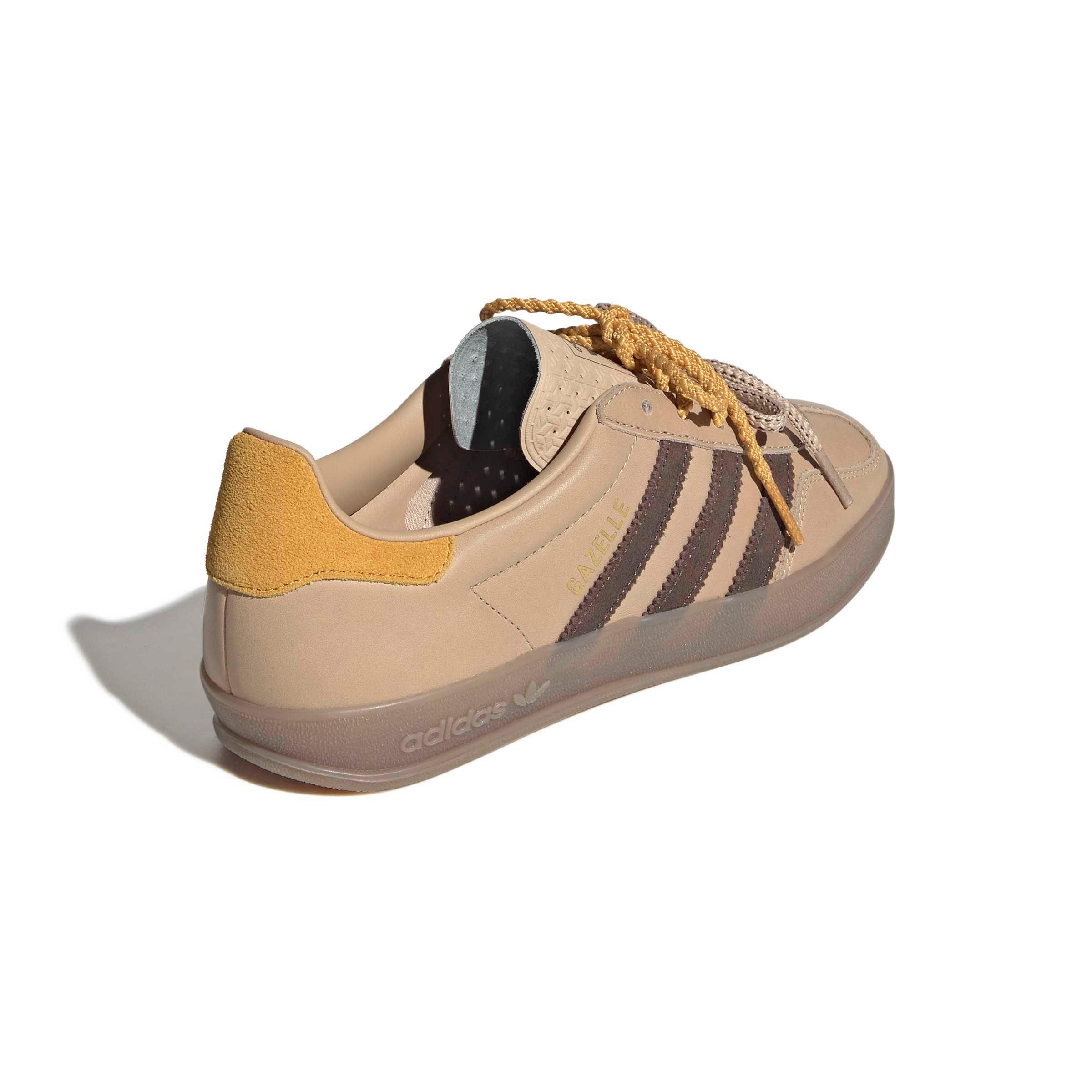 adidas Originals Gazelle Indoor "Magic Beige/Brown/Preloved Yellow" Women's Shoe - BEIGE/BROWN/YELLOW