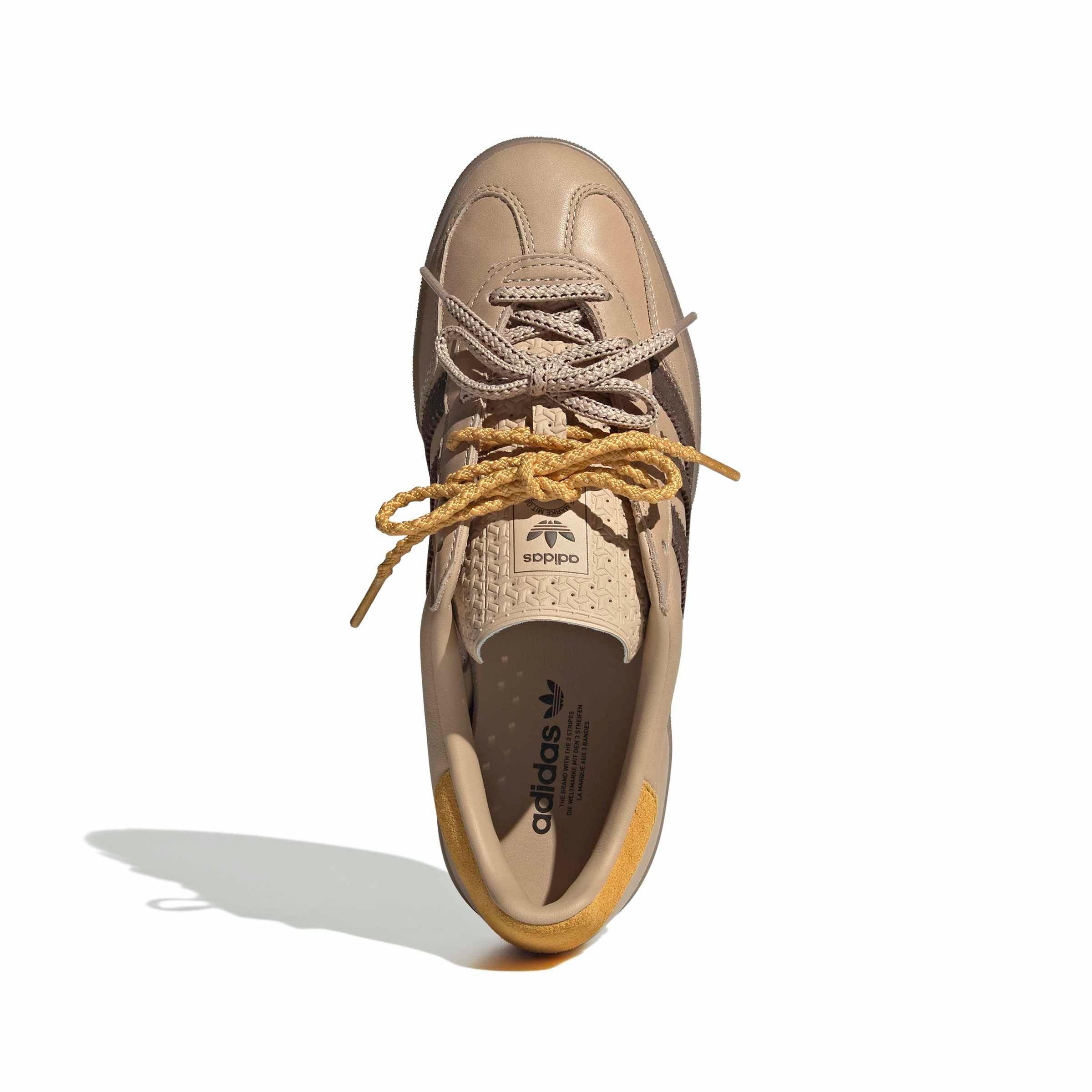 adidas Originals Gazelle Indoor "Magic Beige/Brown/Preloved Yellow" Women's Shoe - BEIGE/BROWN/YELLOW