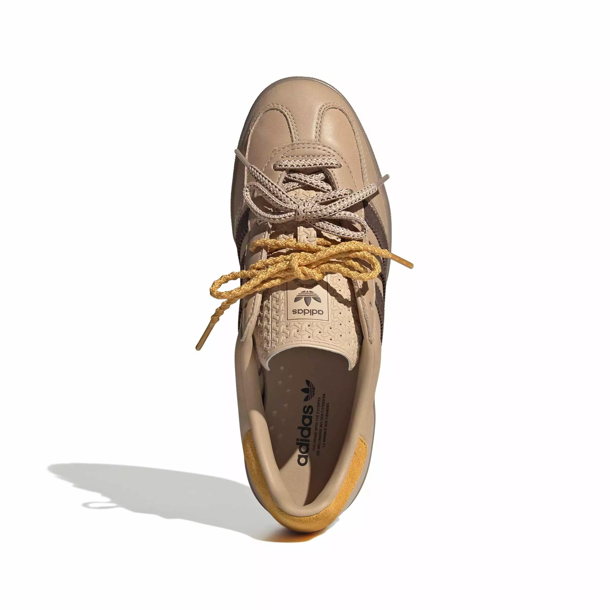 adidas Originals Gazelle Indoor "Magic Beige/Brown/Preloved Yellow" Women's Shoe - BEIGE/BROWN/YELLOW