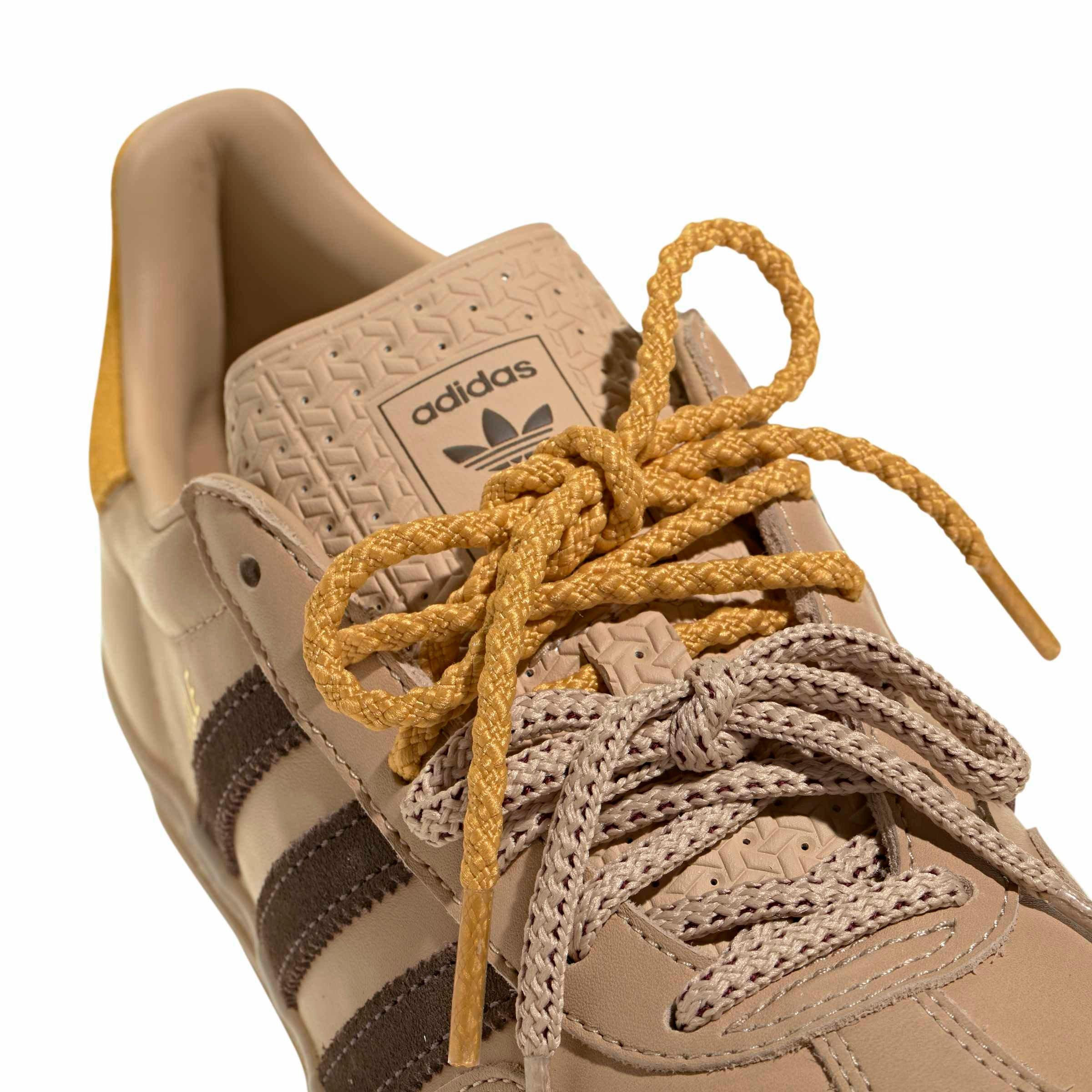 adidas Originals Gazelle Indoor "Magic Beige/Brown/Preloved Yellow" Women's Shoe - BEIGE/BROWN/YELLOW