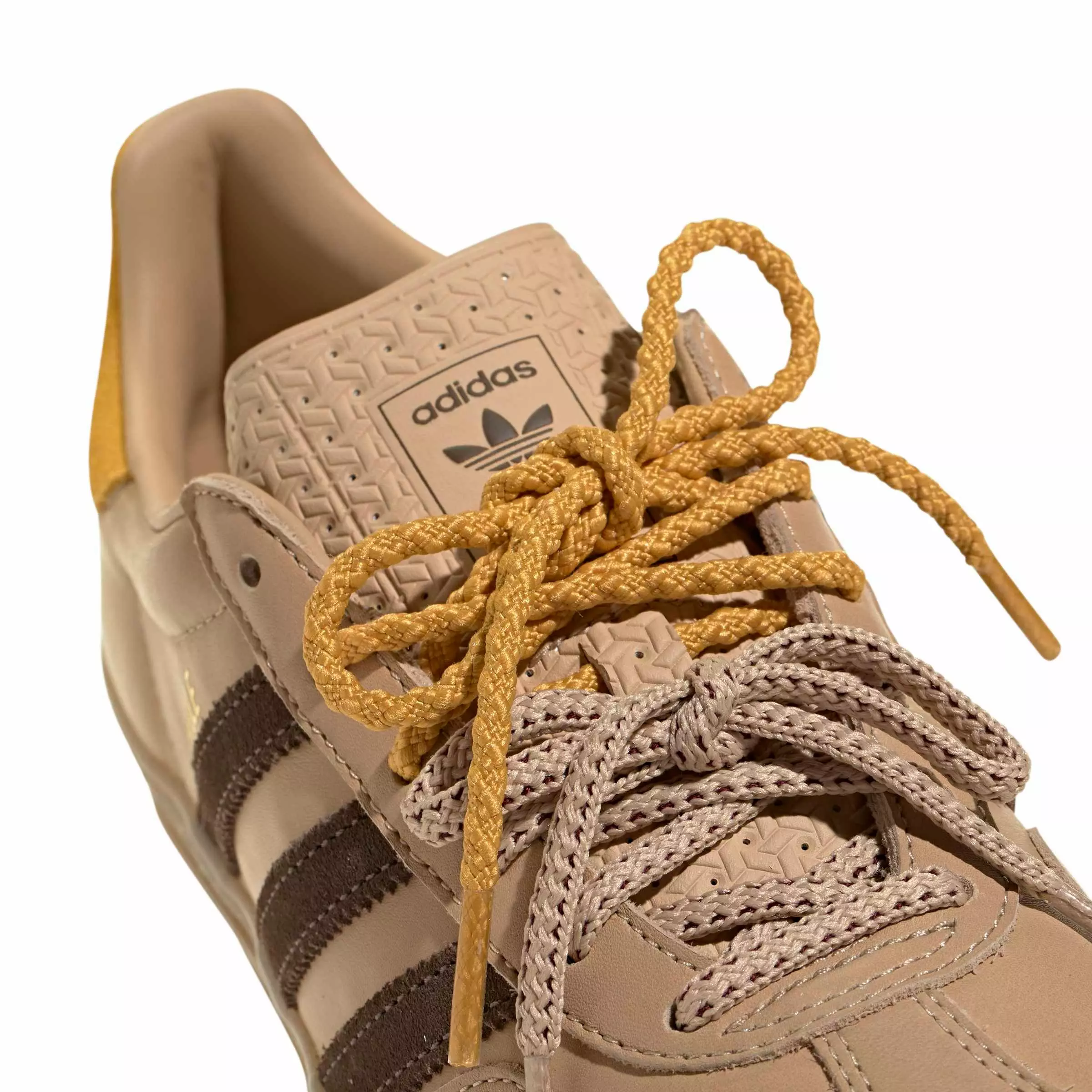 adidas Originals Gazelle Indoor "Magic Beige/Brown/Preloved Yellow" Women's Shoe - BEIGE/BROWN/YELLOW
