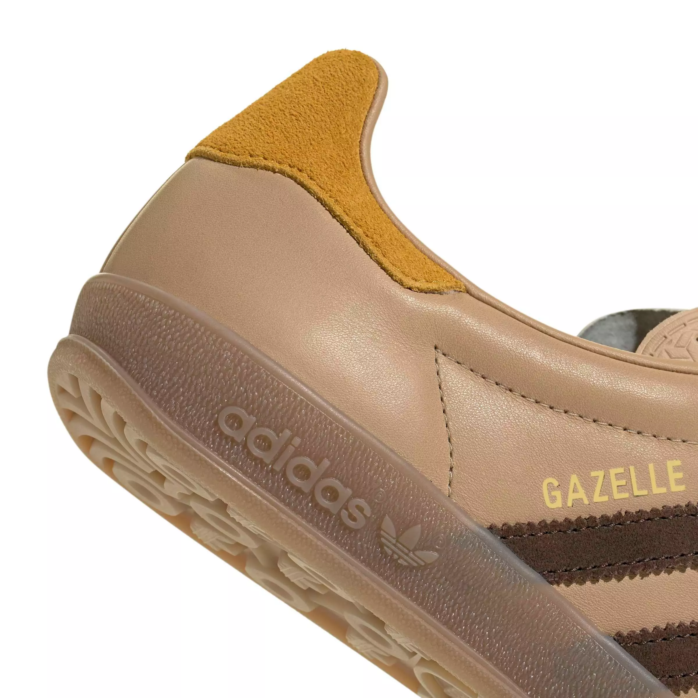 adidas Originals Gazelle Indoor "Magic Beige/Brown/Preloved Yellow" Women's Shoe - BEIGE/BROWN/YELLOW