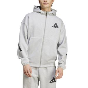 adidas Men's Z.N.E. Full-Zip Hooded Track Jacket - Grey