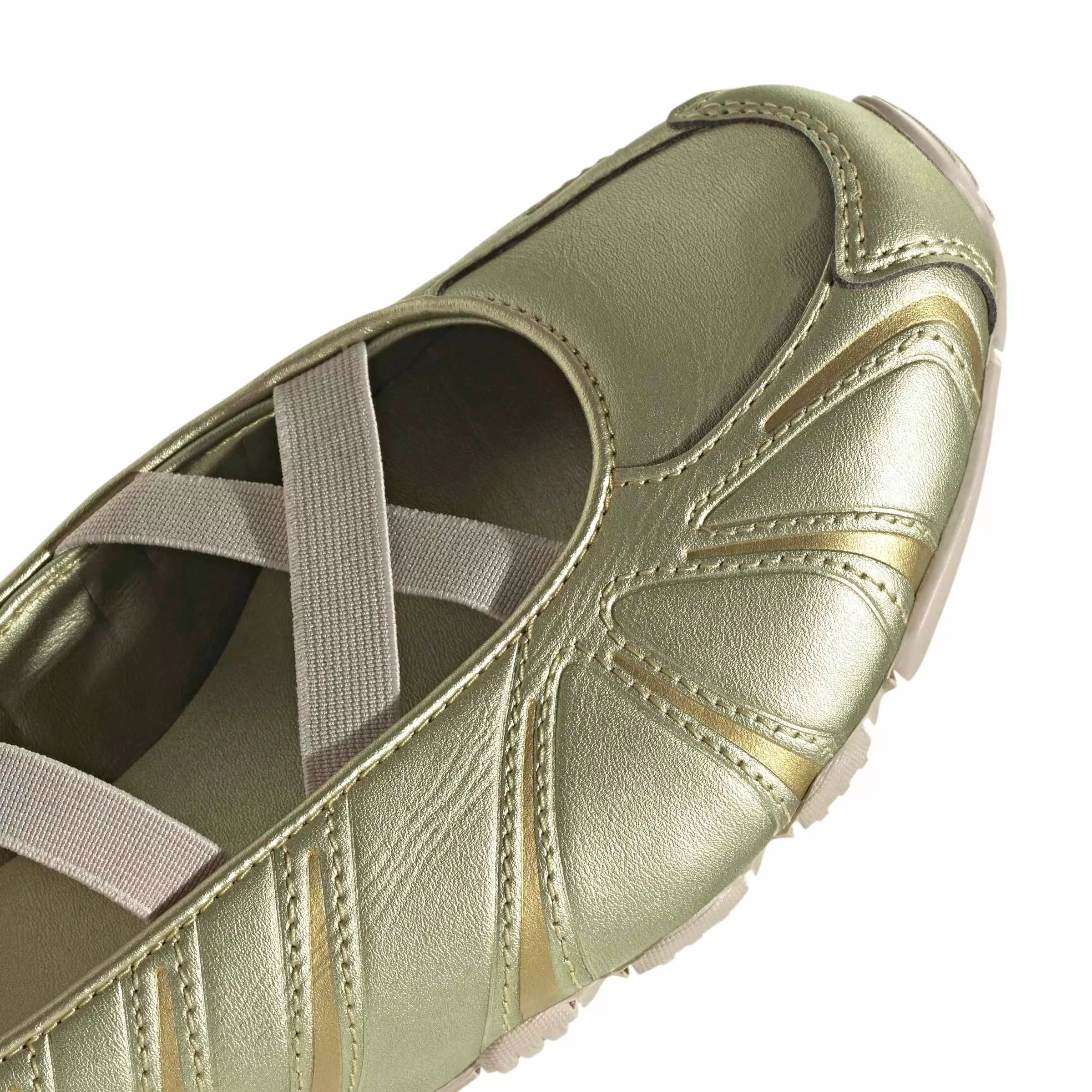 adidas Originals Ghost Sprint Ballet "Gold Metallic/Gold Metallic/Crystal Linen" Women's Shoe - GOLD/GOLD/LINEN