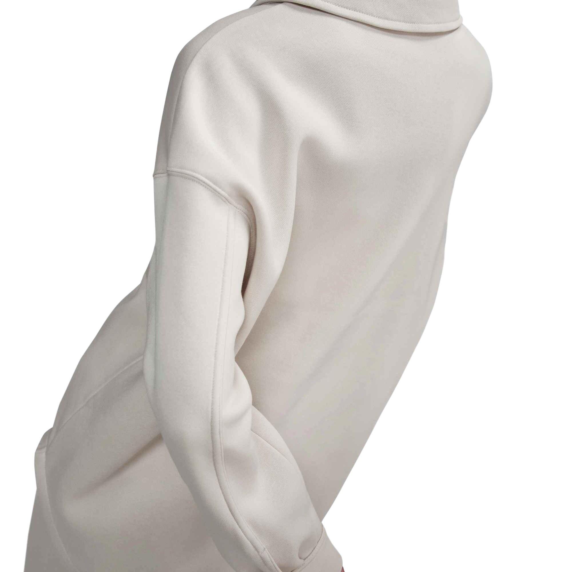 Nike Women's Sportswear Phoenix Fleece Oversized Shirt Jacket - Light Brown - LIGHT BROWN Thumbnail View 2