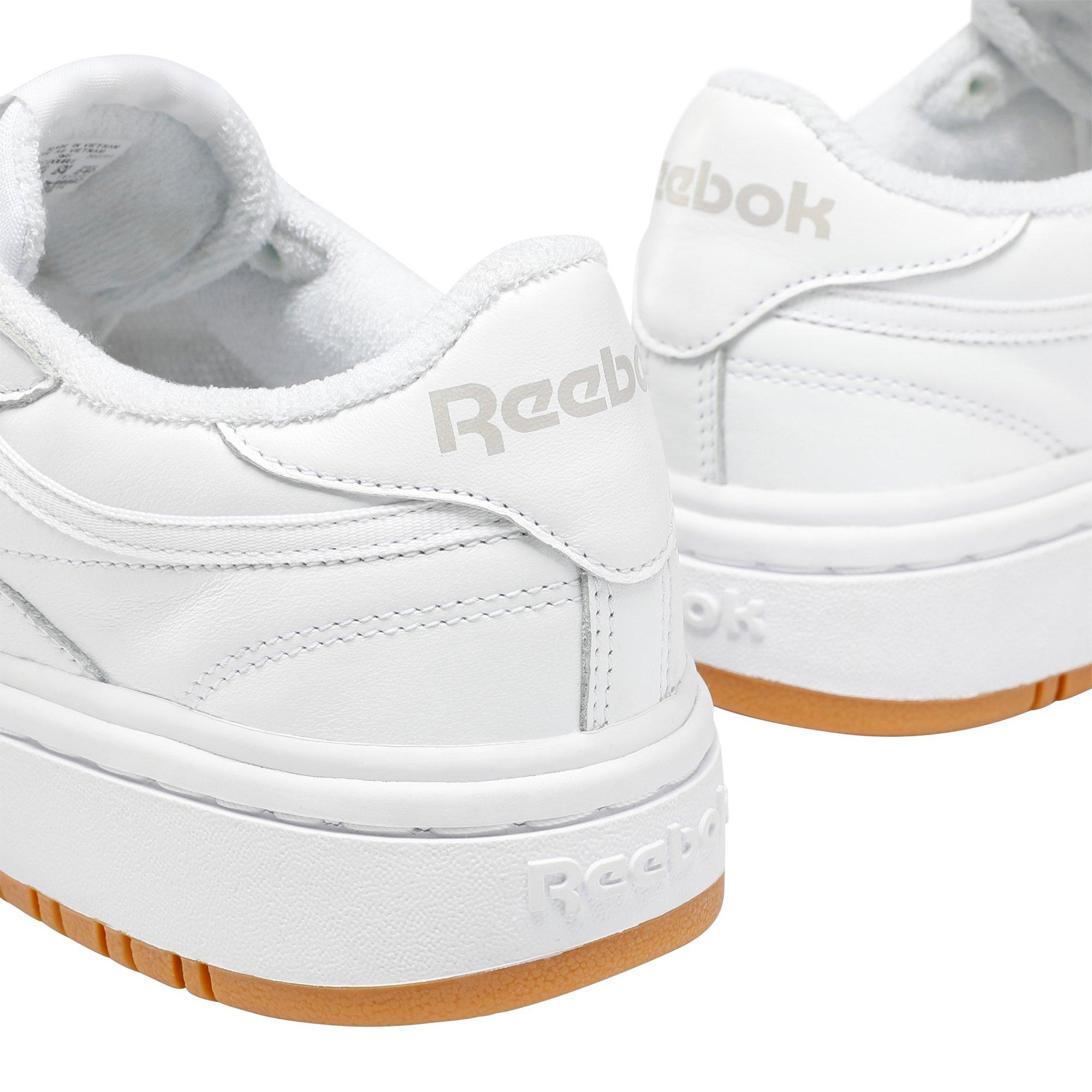 Reebok Club C Double "White/Gum" Women's Shoe - WHITE Thumbnail View 4