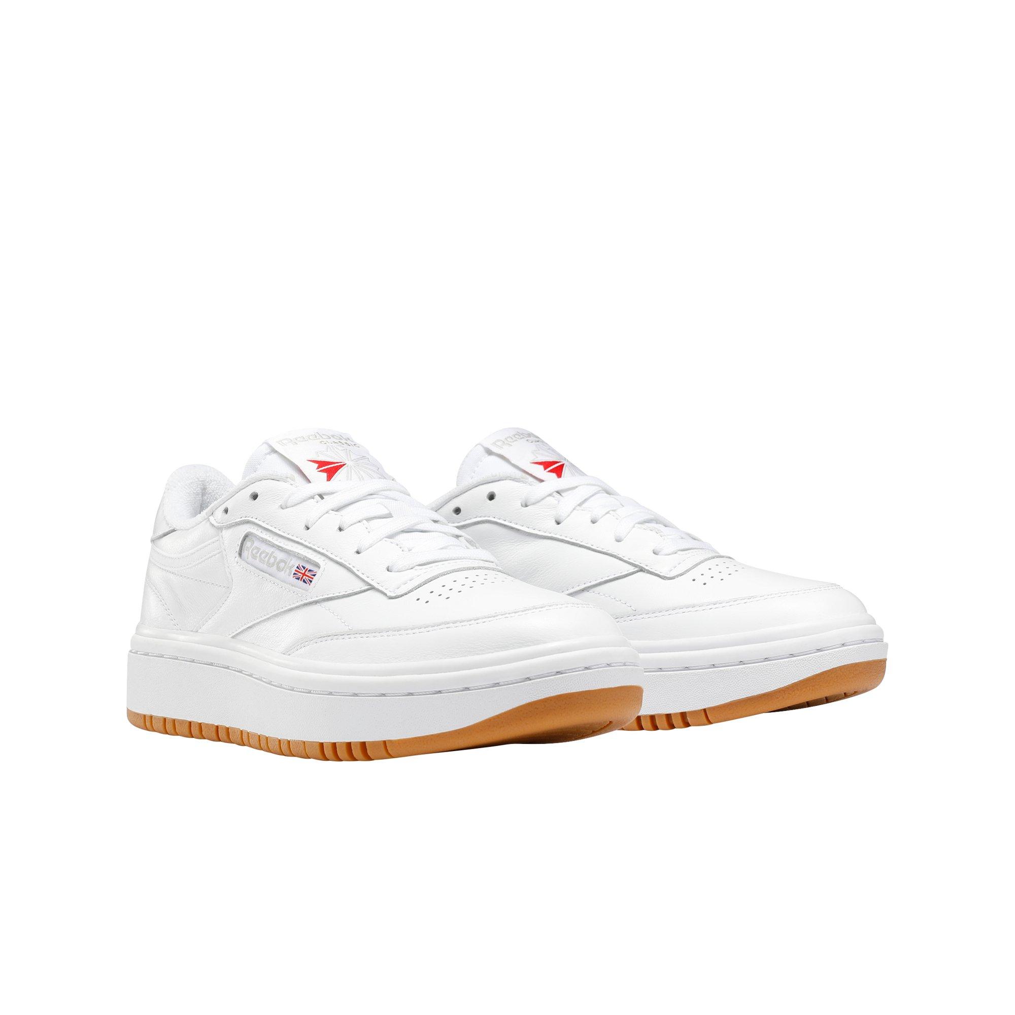 Reebok Club C Double "White/Gum" Women's Shoe - WHITE Thumbnail View 6