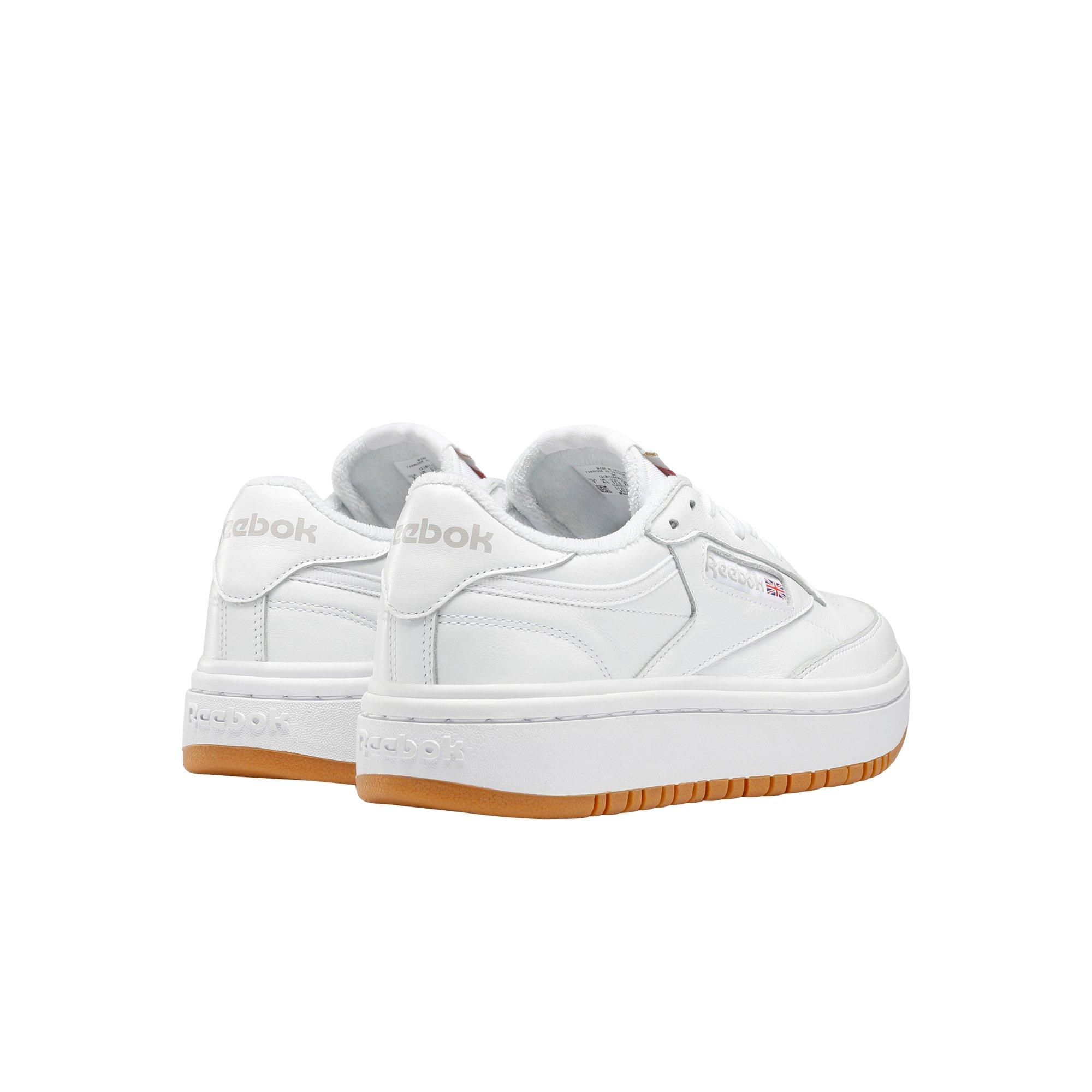 Reebok Club C Double "White/Gum" Women's Shoe - WHITE Thumbnail View 7